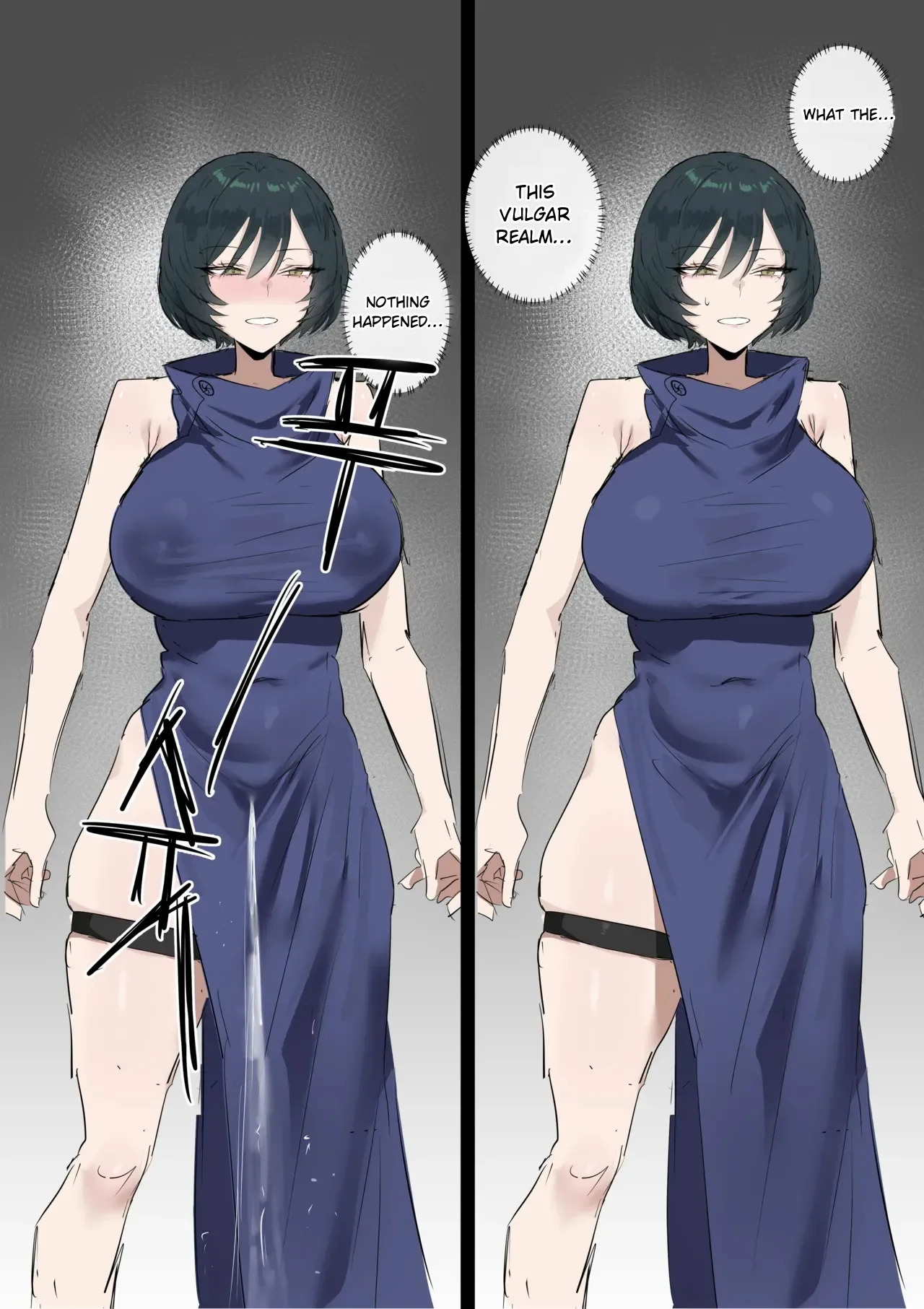 A comic where I use Domain Expansion to have sex with Mai page 4 full