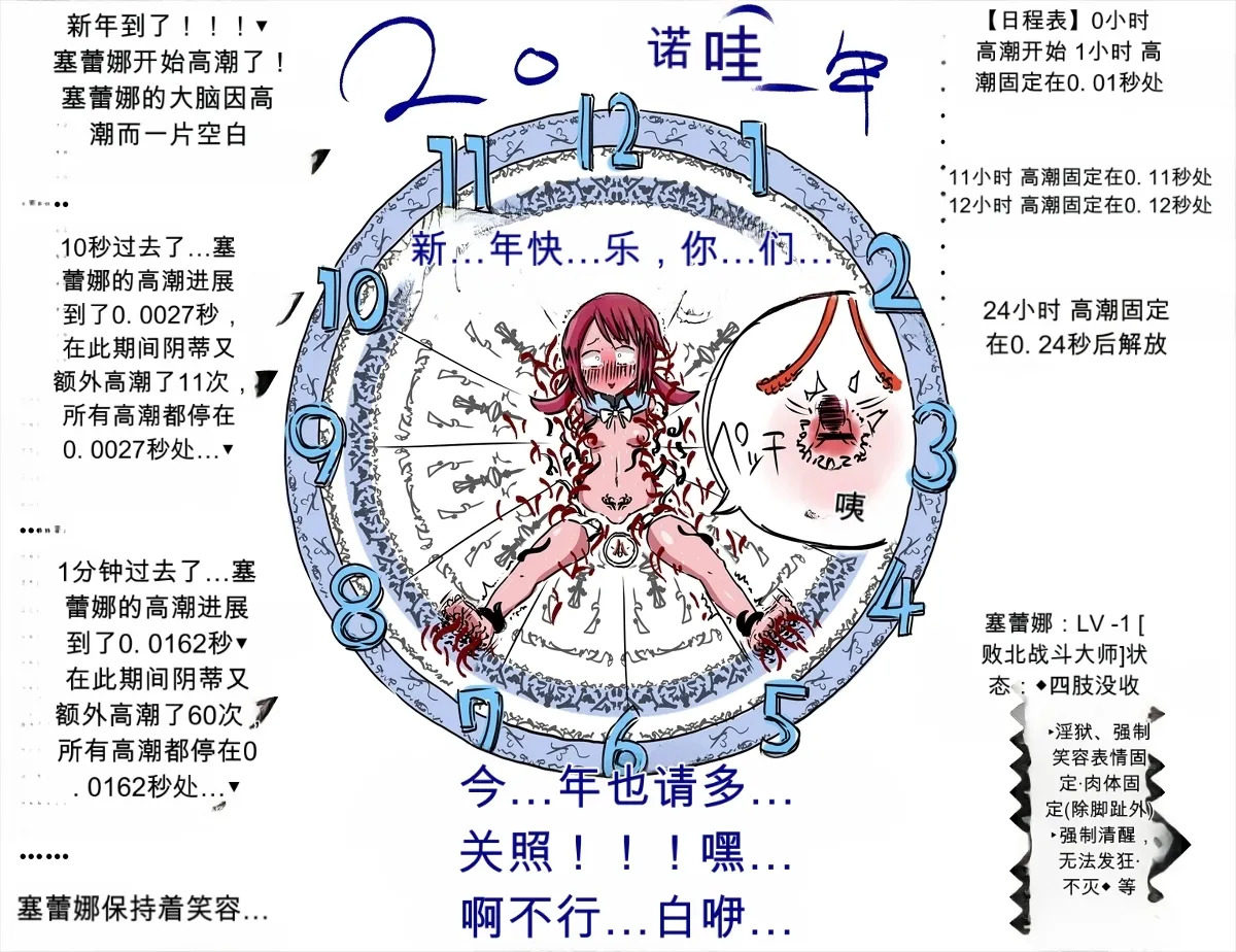 新年カウントダウン絶頂時計の刑【机翻自用】 page 3 full