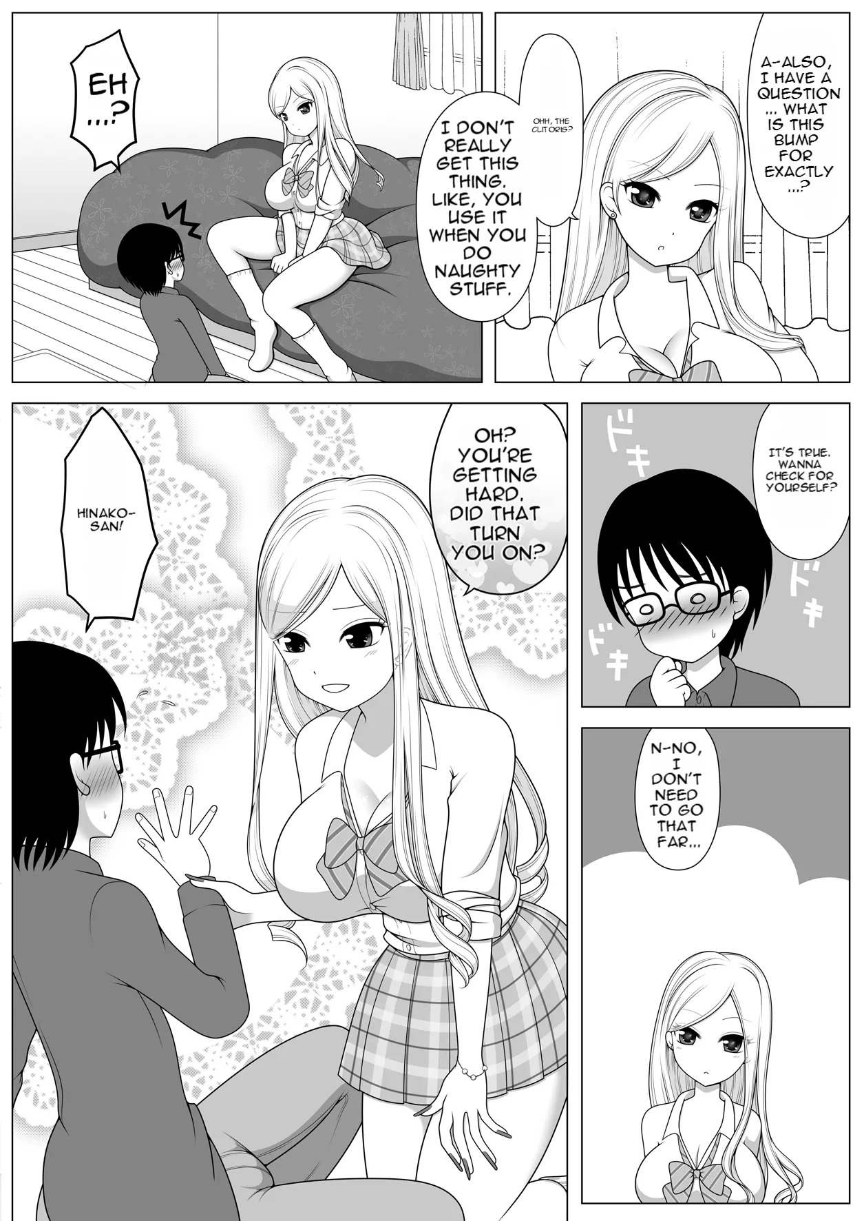 Tomodachi no Onee-chan ga Kyonyuu no Shiro Gal de Tottemo Sukebe datta Ken. | My friend's Sister is a Busty Blond Gal, and she's Super Damn Mean. page 10 full