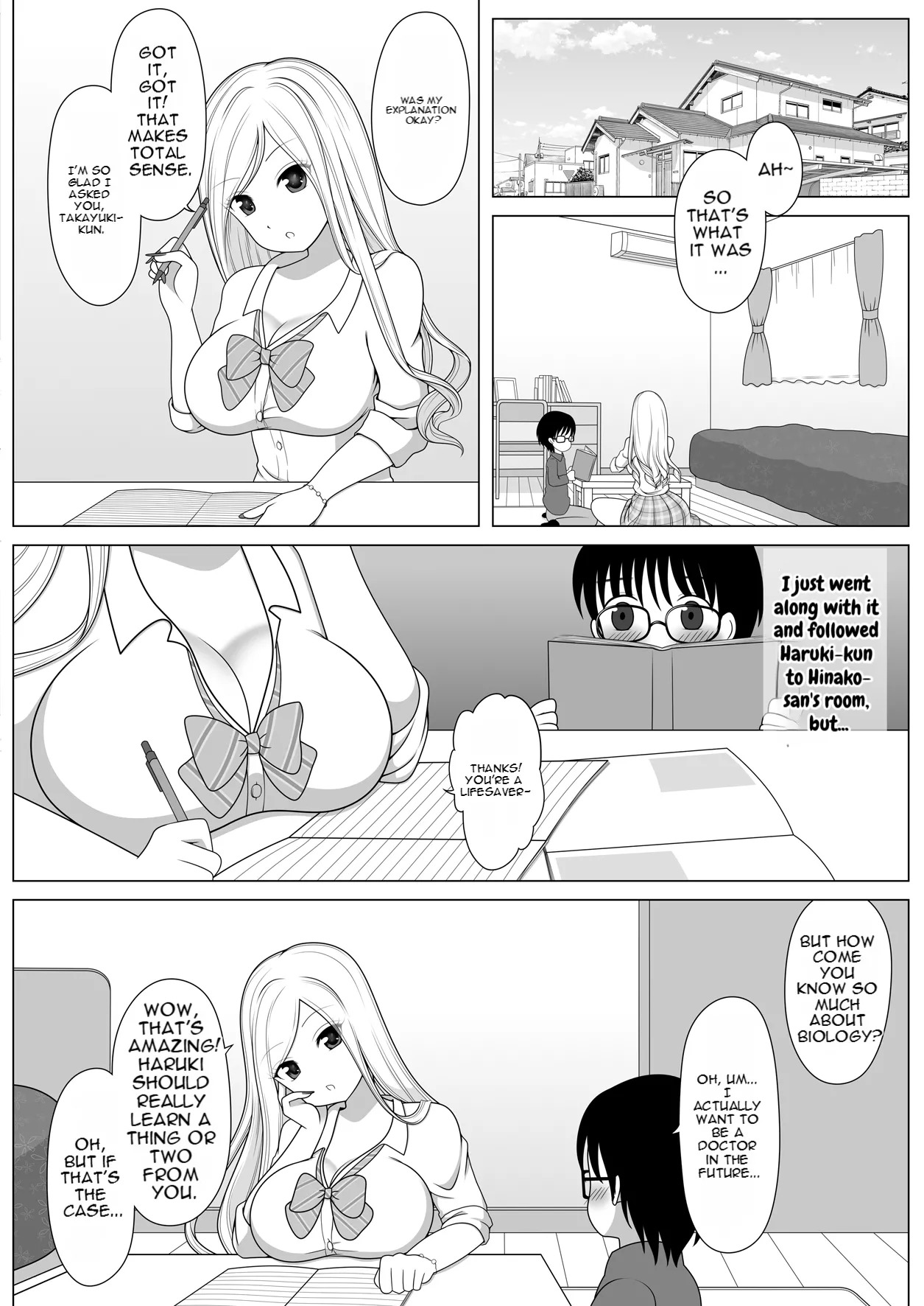 Tomodachi no Onee-chan ga Kyonyuu no Shiro Gal de Tottemo Sukebe datta Ken. | My friend's Sister is a Busty Blond Gal, and she's Super Damn Mean. page 6 full