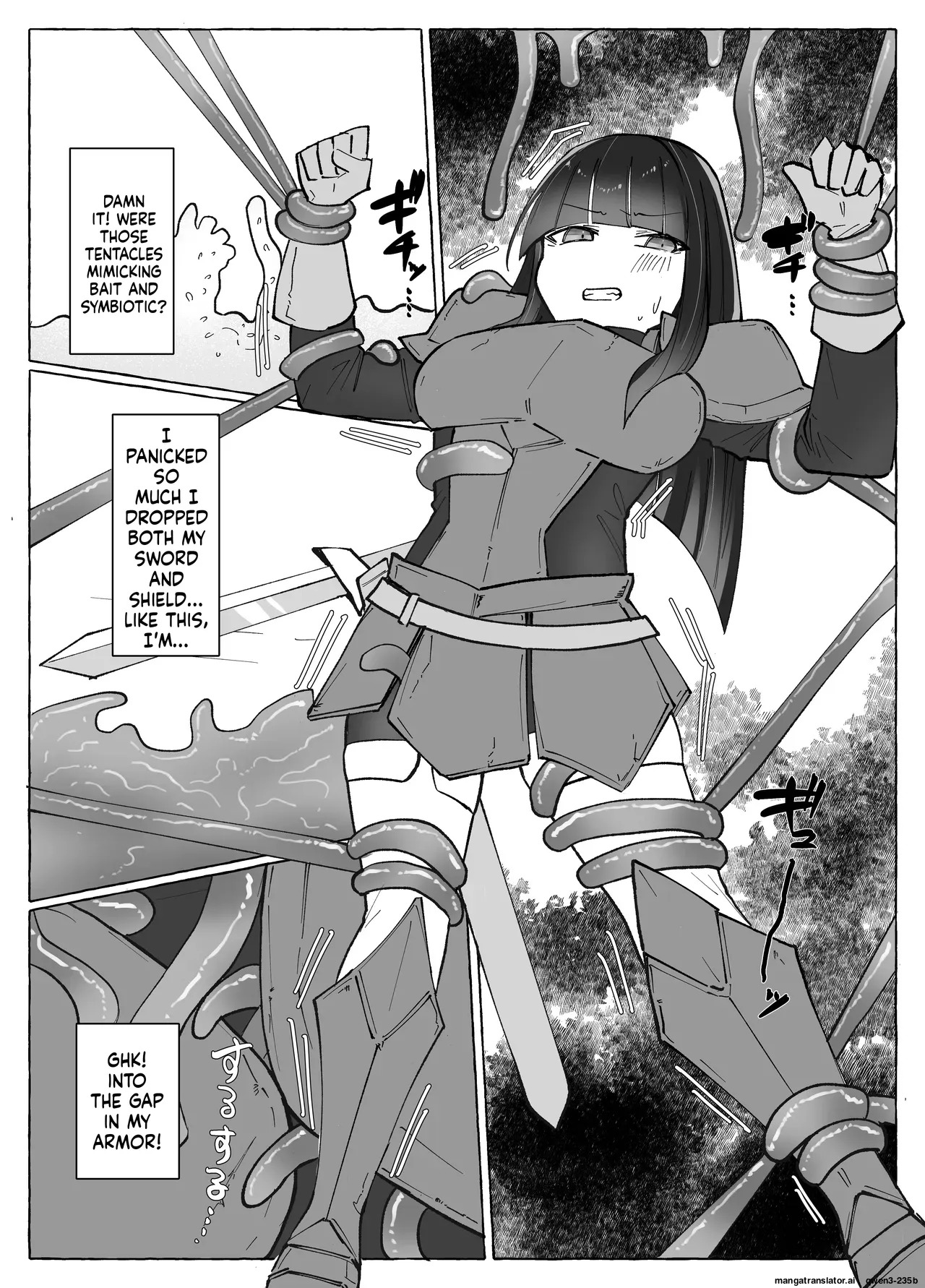 Tentacle ni Gekijaku Yuusha ga Danjon de Shugyou Suru Hanashi page 10 full