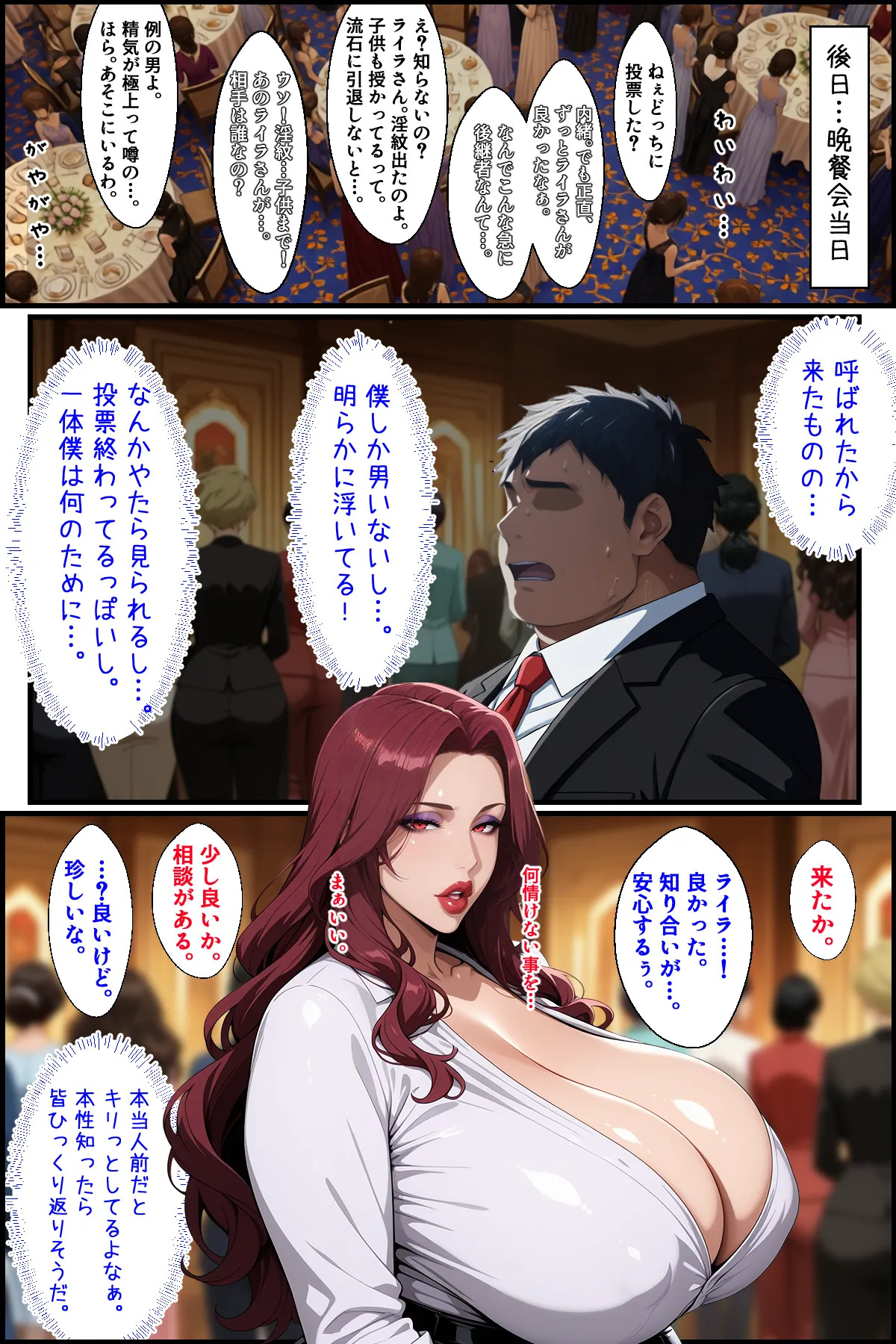 爆乳サキュバス族のリーダー達を淫紋堕ちさせてラブラブする話 page 10 full