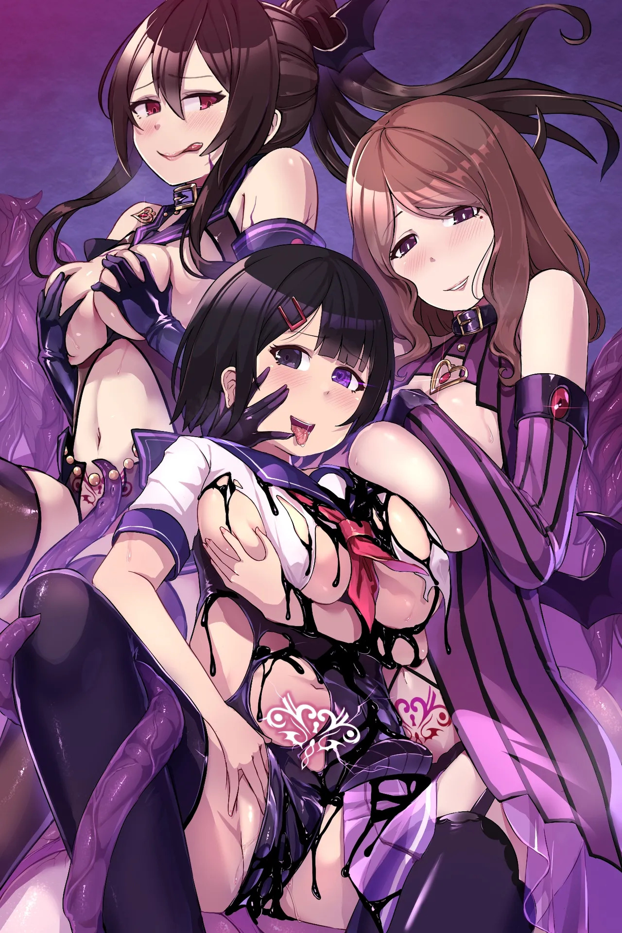 淫魔に中出しして覚醒した俺が爆乳母娘を触手で堕とすまで～ニンゲン辞めて性欲に溺れるサキュバスハーレム～ page 2 full