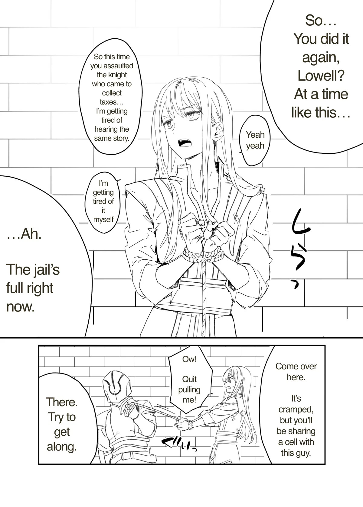 We're cellmates now, so let's get along, okay? page 2 full