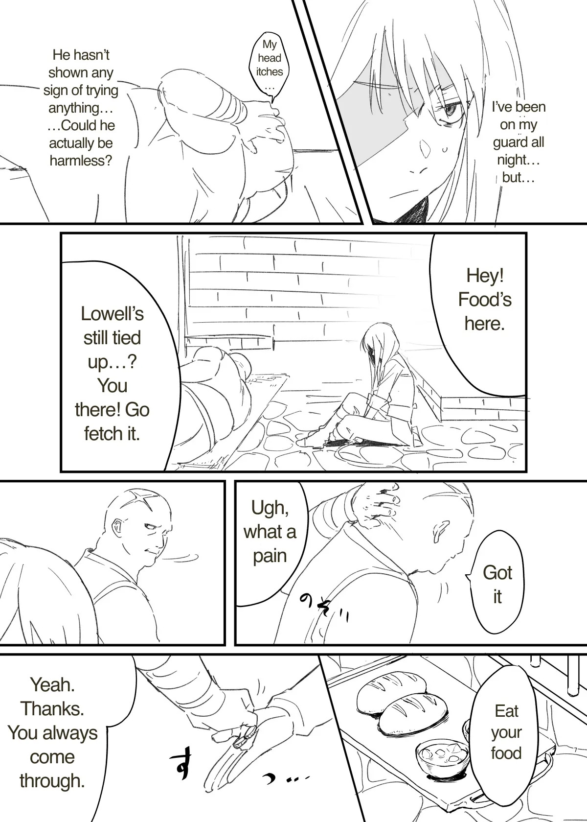 We're cellmates now, so let's get along, okay? page 6 full