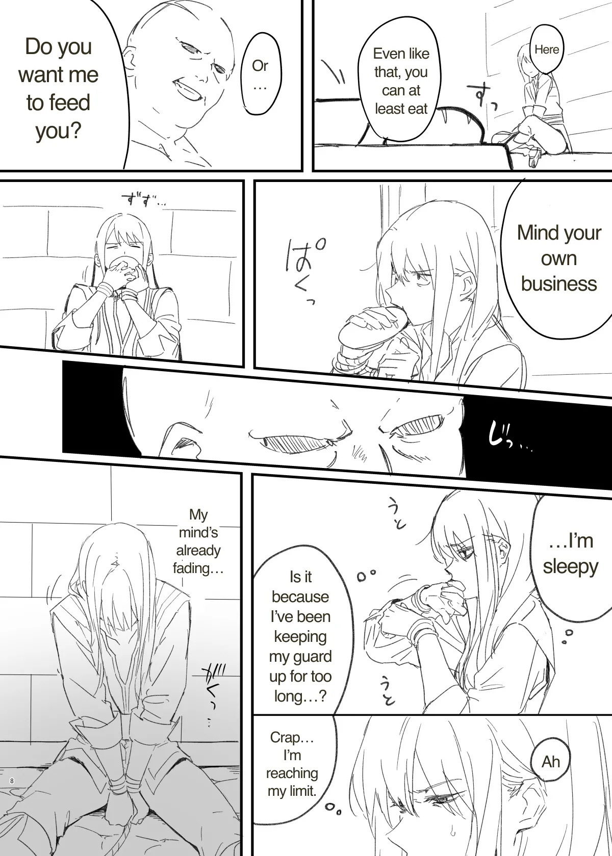 We're cellmates now, so let's get along, okay? page 7 full