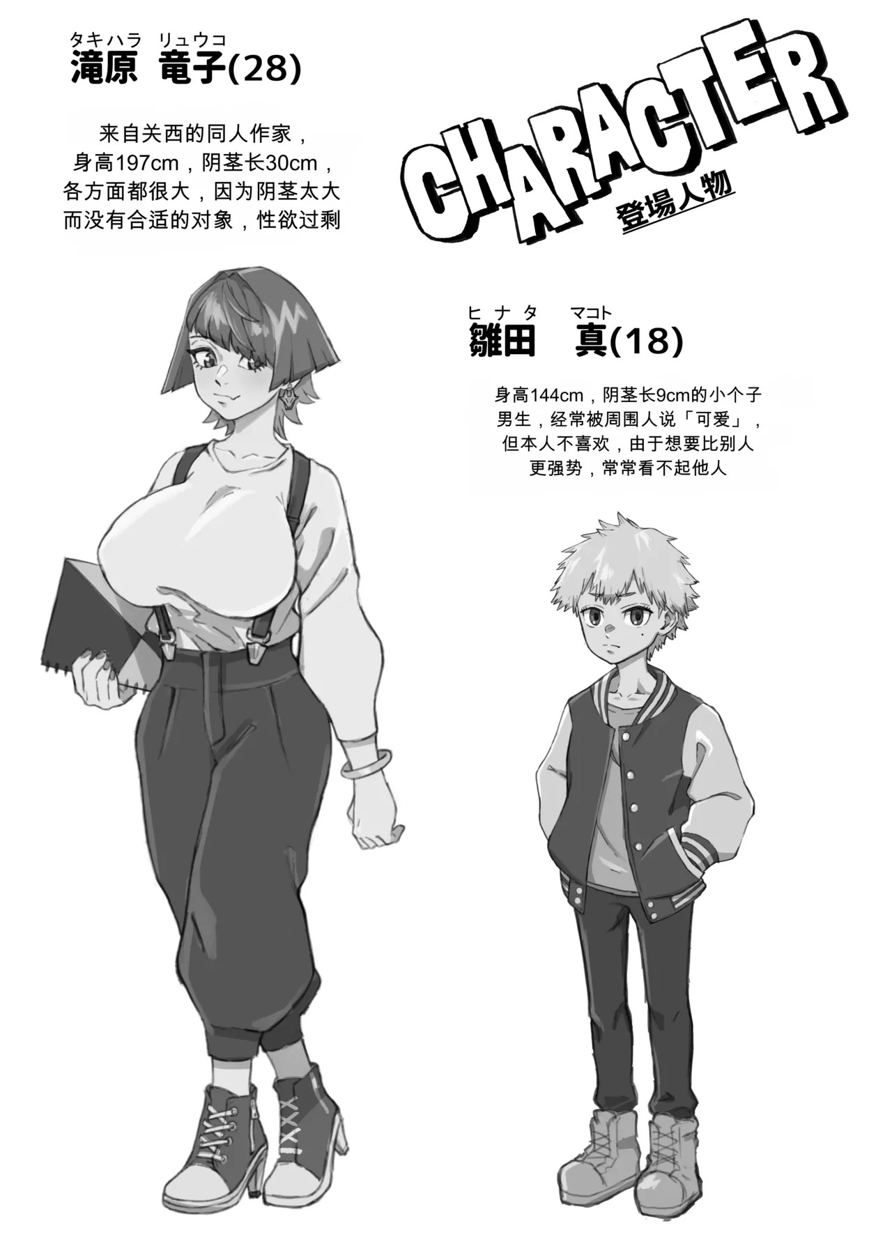 Off-Pako Shippai! Futanari Mangakka no Kanojo ni Natta Ore  | 线下约炮失败！我成了扶她漫画家的女朋友 page 2 full