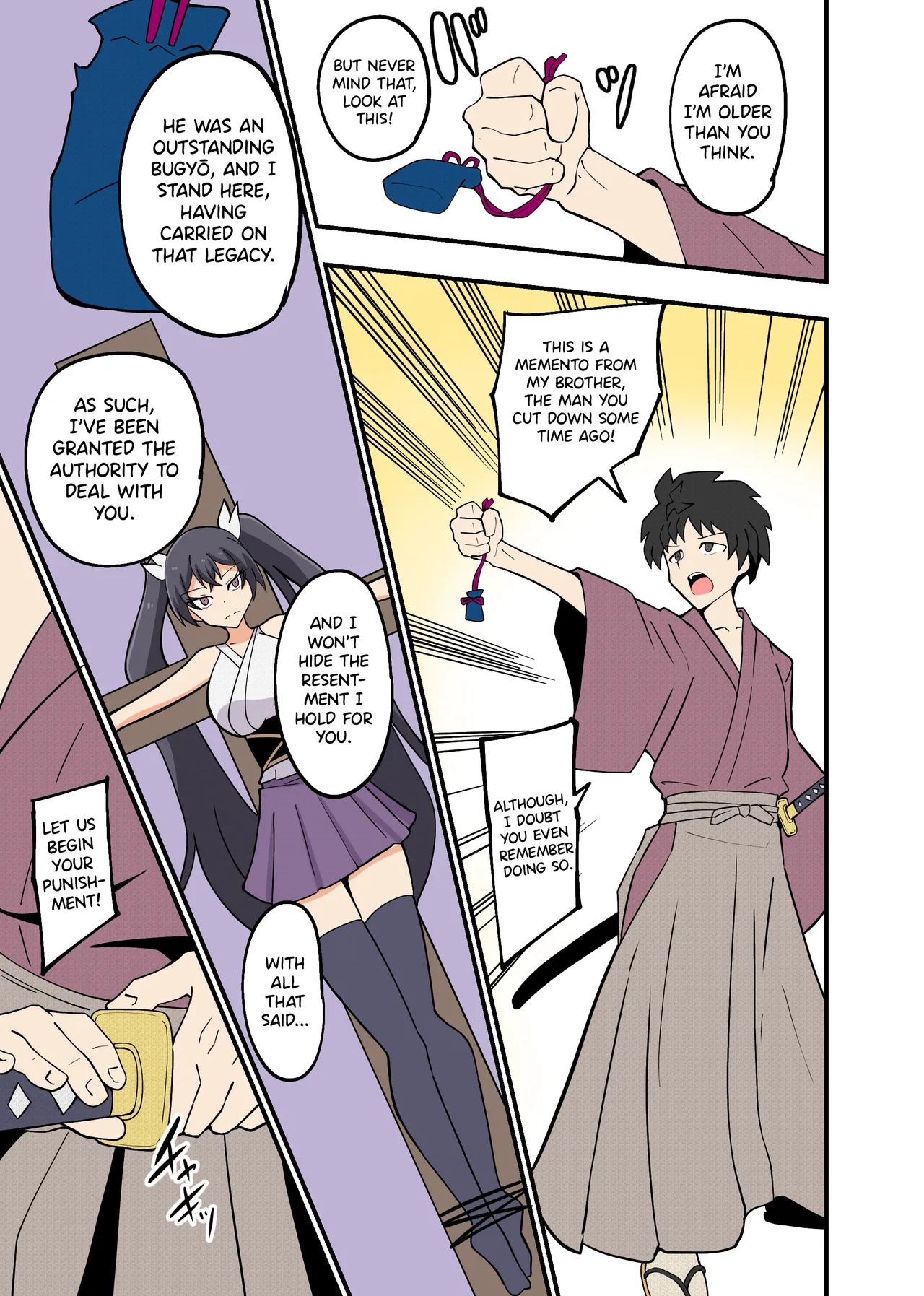 The Wandering Female Samurai and the Tickling Punishment page 5 full