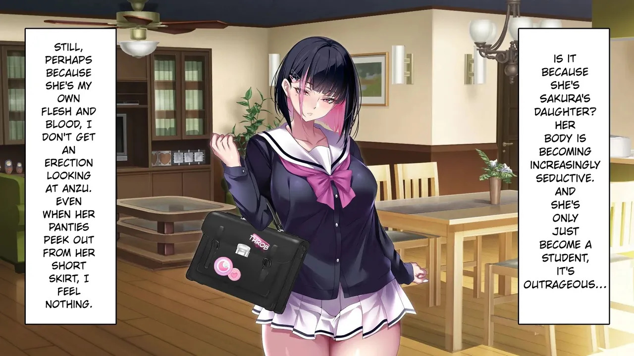 The story of a peerless father impregnating his black-haired gyaru daughter. page 10 full