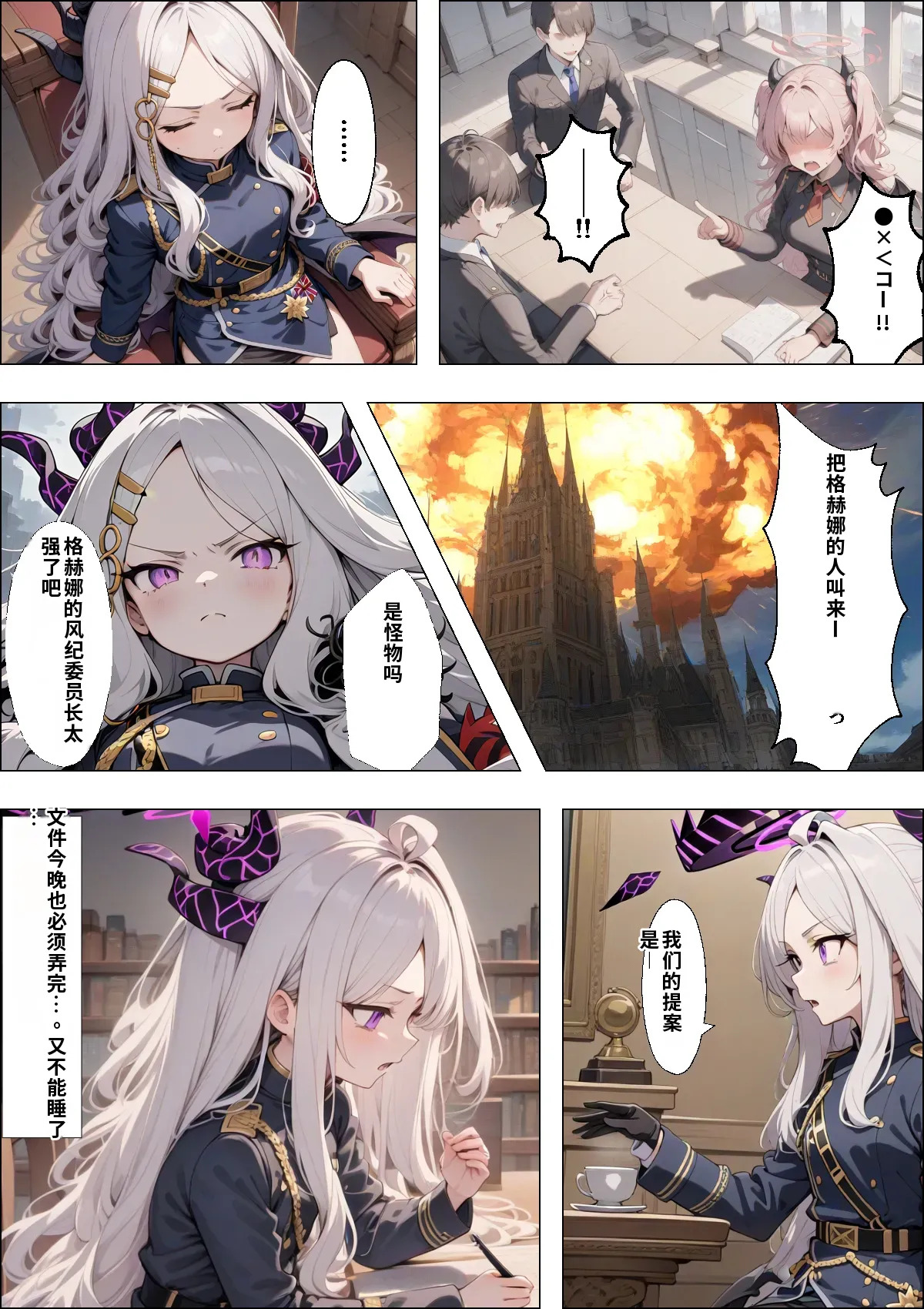 ヒナNTR 〜ゲヘナ最強の風紀委員長が他校の校長のおっさんに調教・寝取られる話〜  -1280x page 9 full