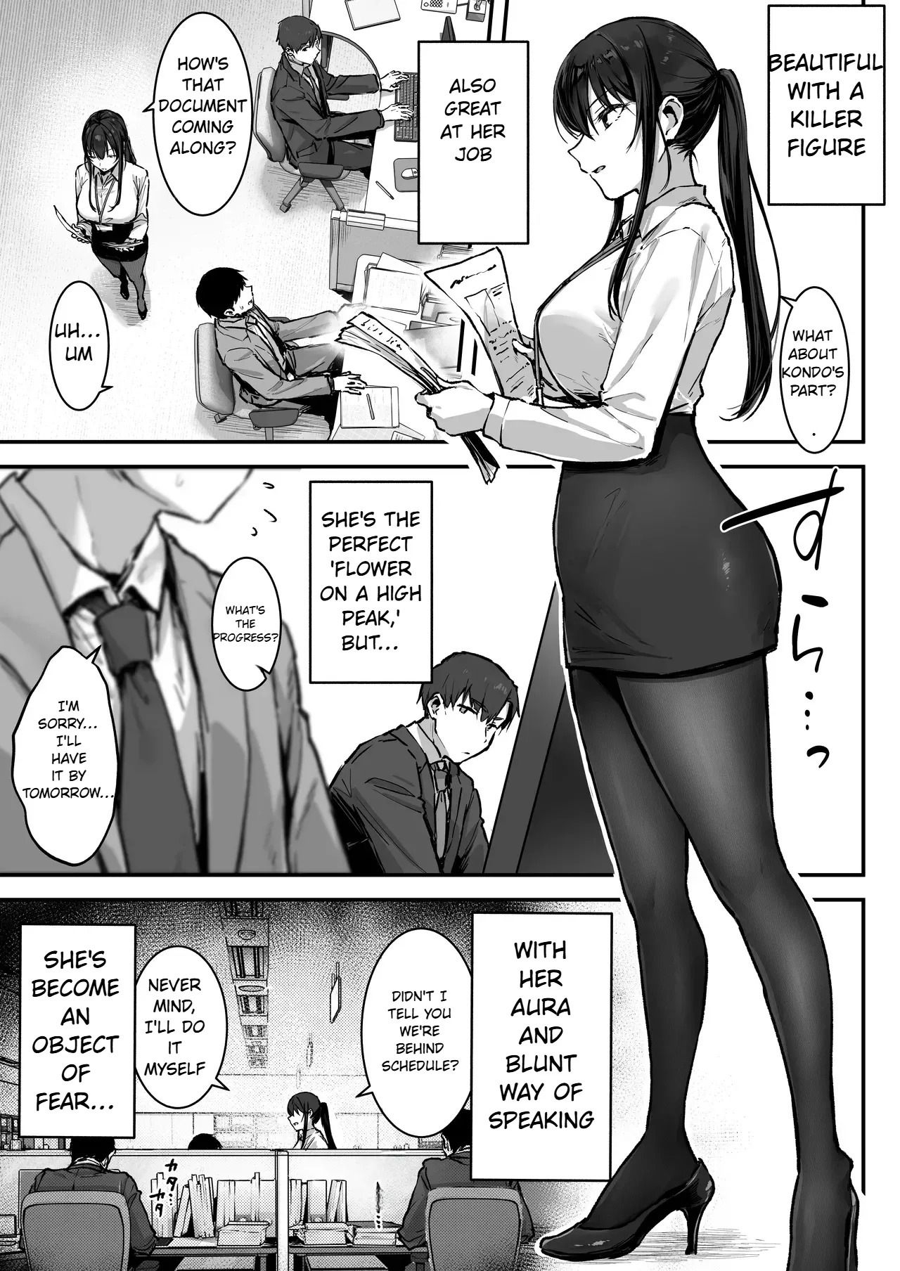 Rockydou , Pride no Takai Onna Joushi ga Kouhai Otoko ni Wakara sareru Hanashi page 4 full