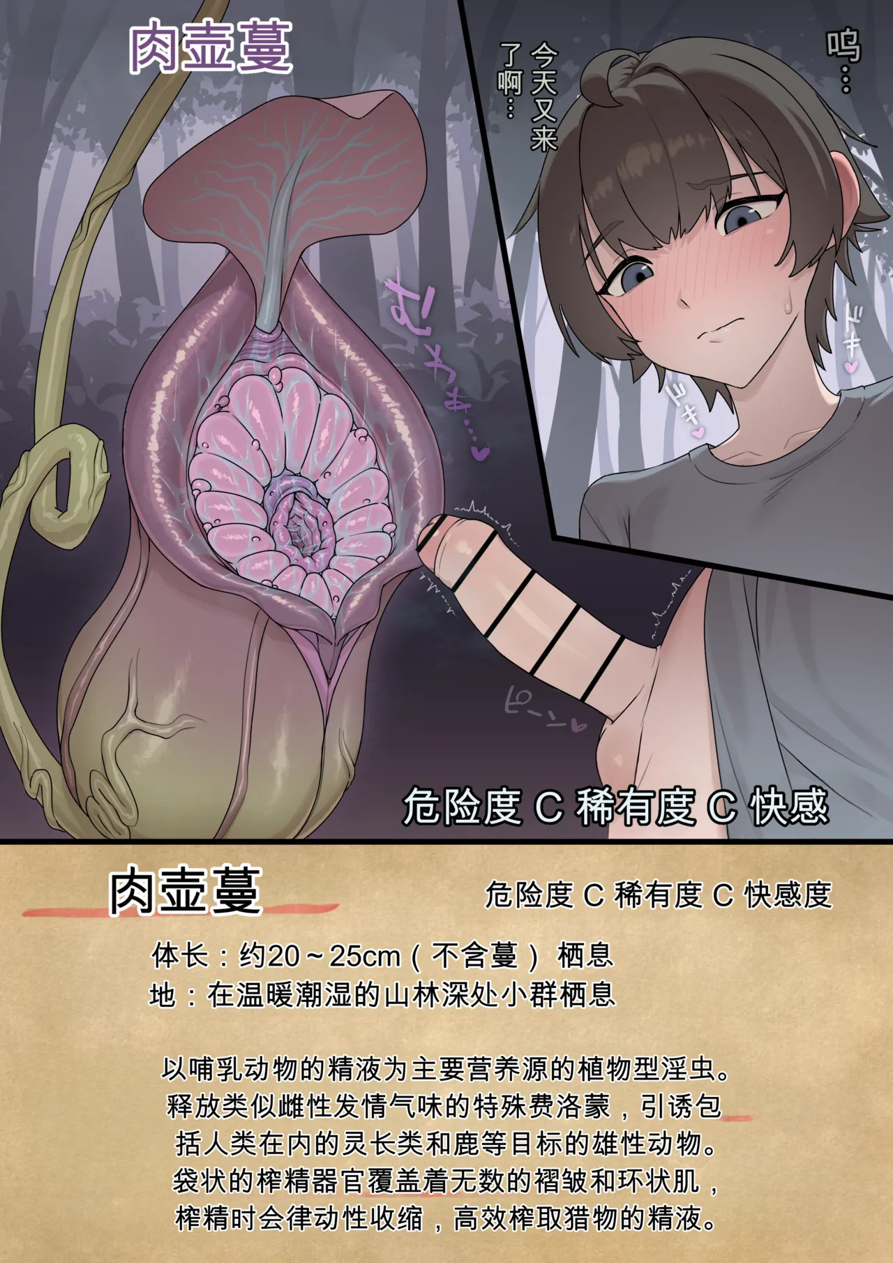 ［にゃろメ］淫蟲図鑑vol.02 ニクツボカズラ【机翻自用，介意勿入】 page 1 full