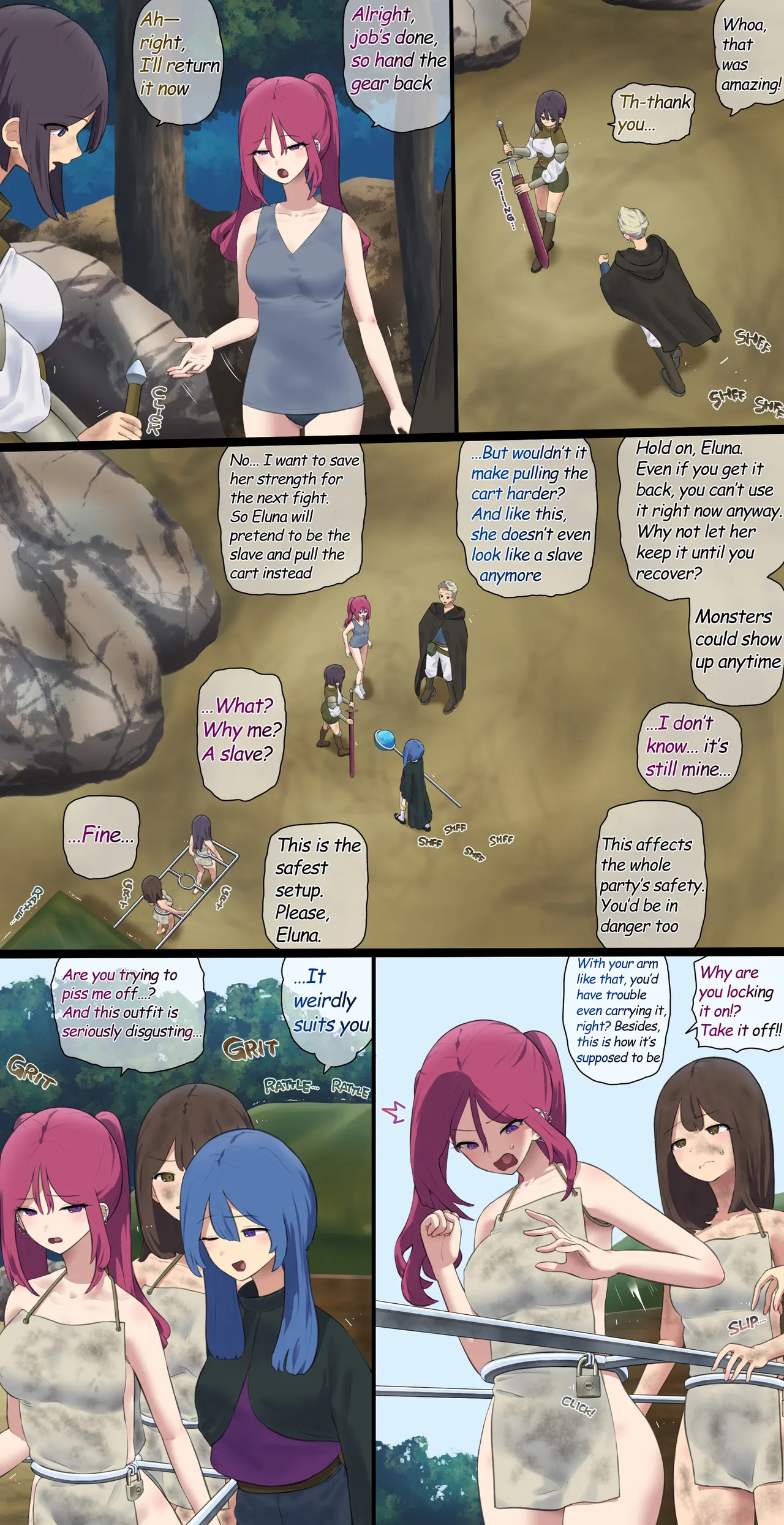 Reassigned with the Cart-Pulling Slave page 4 full