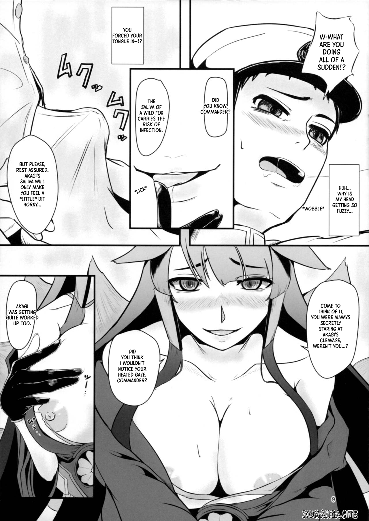 Teitoku wa Yandere Akagi ni Rouraku Sarete Shikikan-sama ni Narimashita. page 8 full