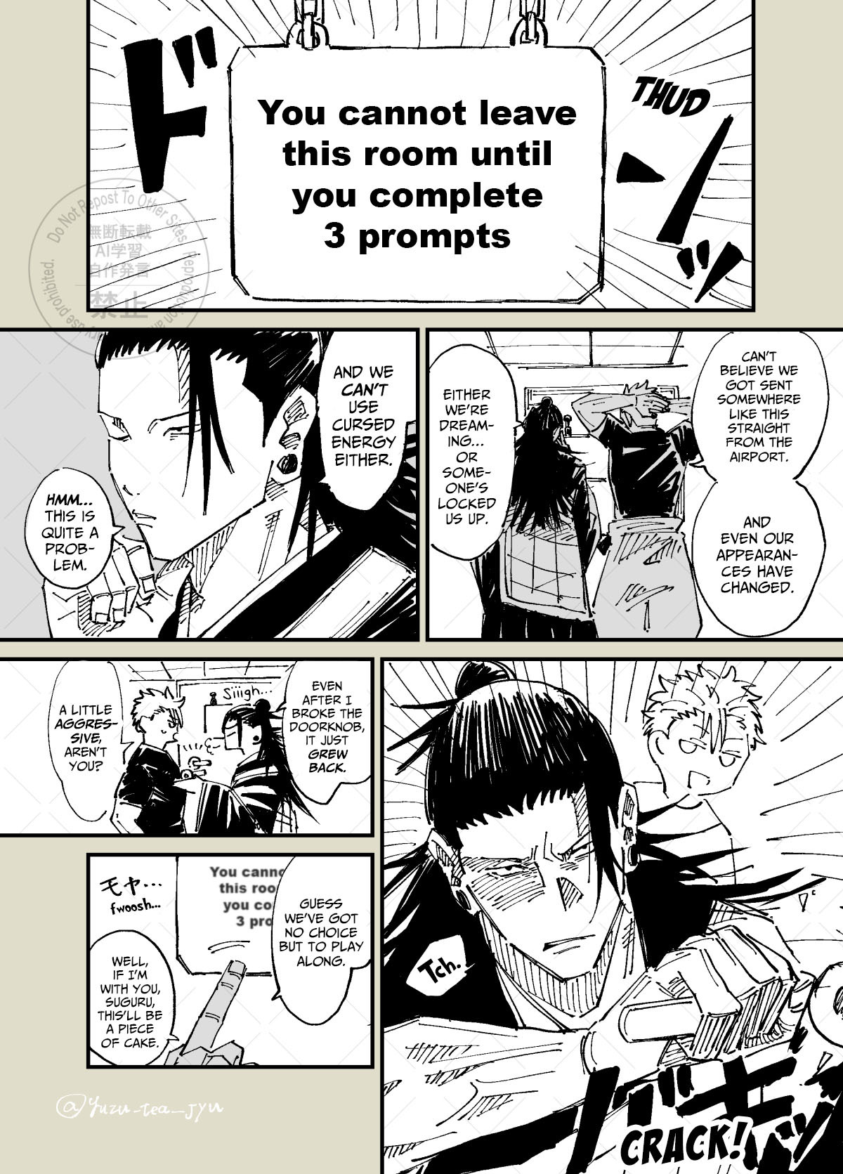 The Room You Can’t Leave Until You Complete 3 Prompts – Jujutsu Kaisen dj page 2 full