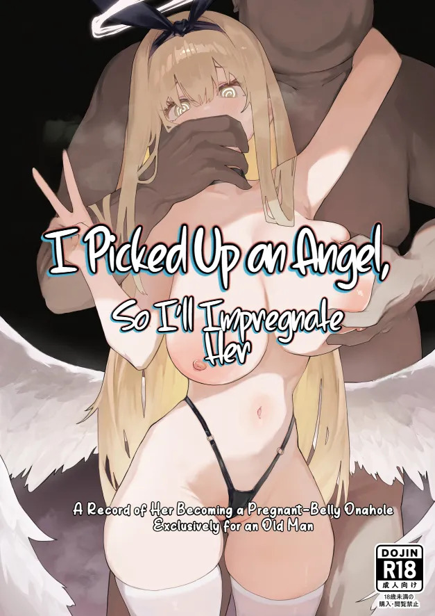 Tenshi Hirotta kara Haramaseru ~Ojii-san Senyou Botebara Onaho ni Naru made no Kiroku~ | I Picked Up an Angel, So I'll Impregnate Her: A Record of Her Becoming a Pregnant-Belly Onahole Exclusively for an Old Man page 1 full