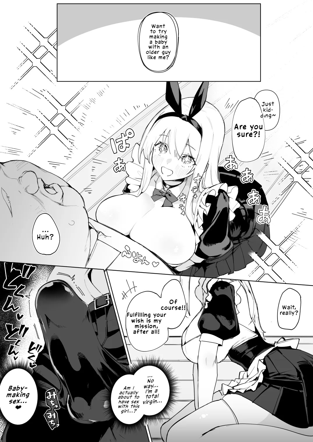 Tenshi Hirotta kara Haramaseru ~Ojii-san Senyou Botebara Onaho ni Naru made no Kiroku~ | I Picked Up an Angel, So I'll Impregnate Her: A Record of Her Becoming a Pregnant-Belly Onahole Exclusively for an Old Man page 8 full