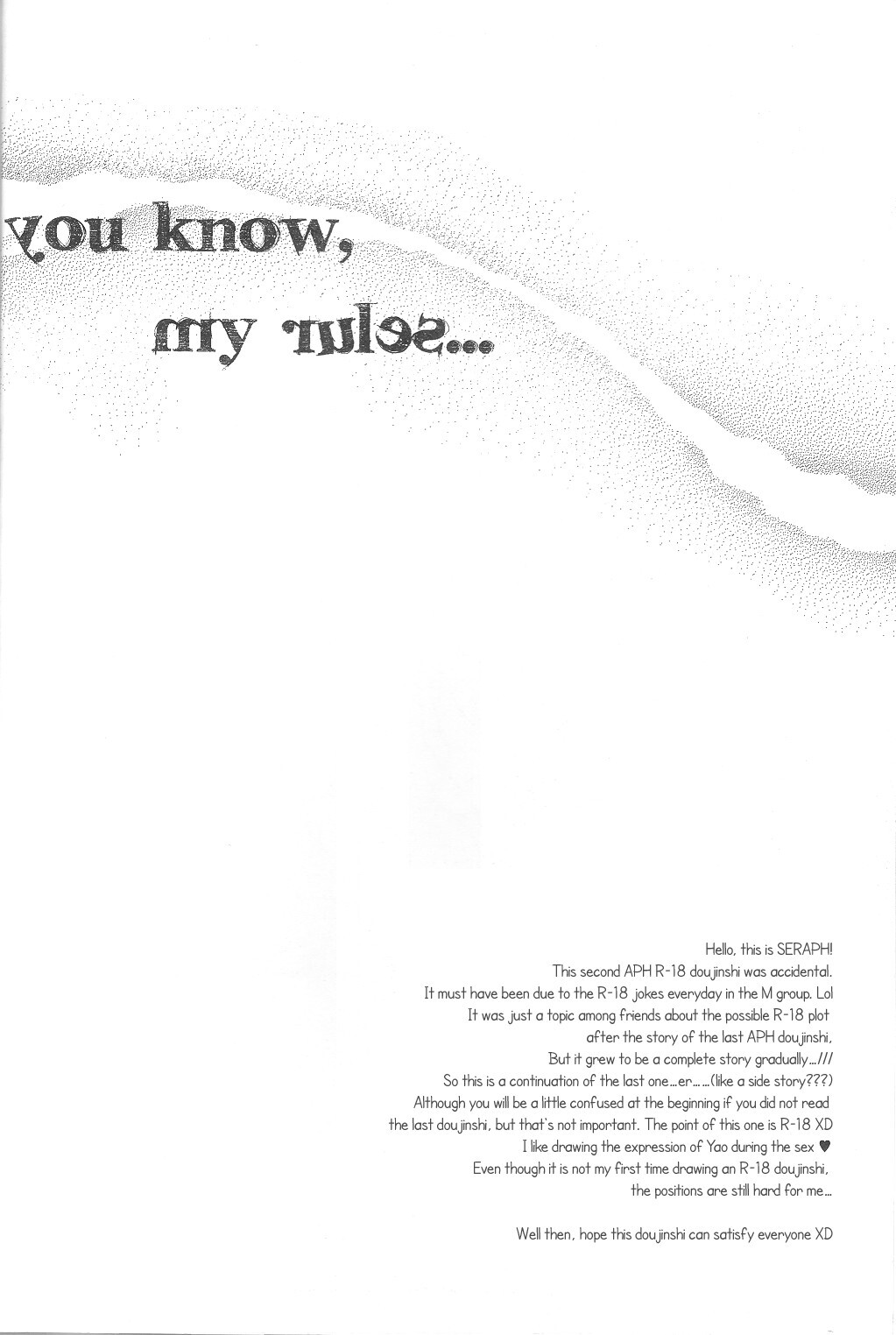 You know, My RULES... page 3 full