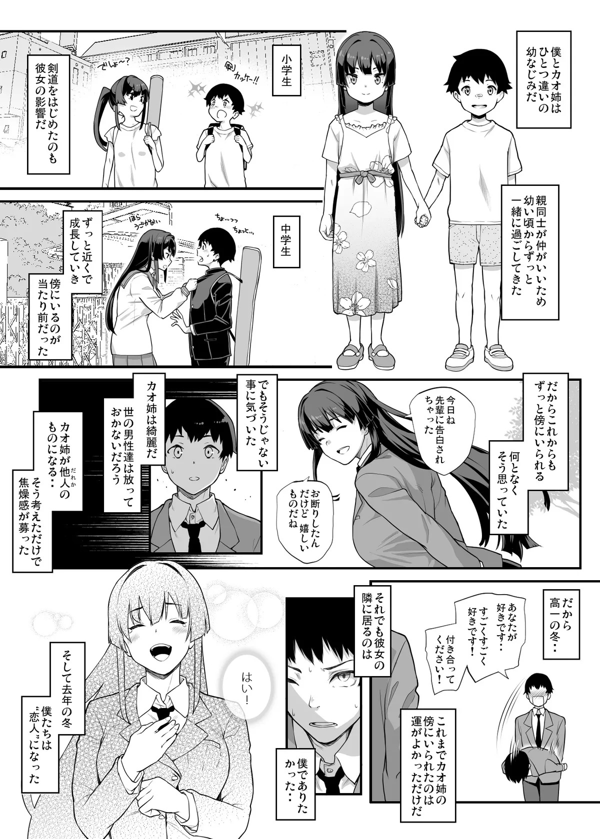 Kendoubu Shushou de Osananajimi no Bijin de Tsuyoi Boku no Kanojo ga, Charao ni Assari Otosareru Wake ga Nai page 7 full