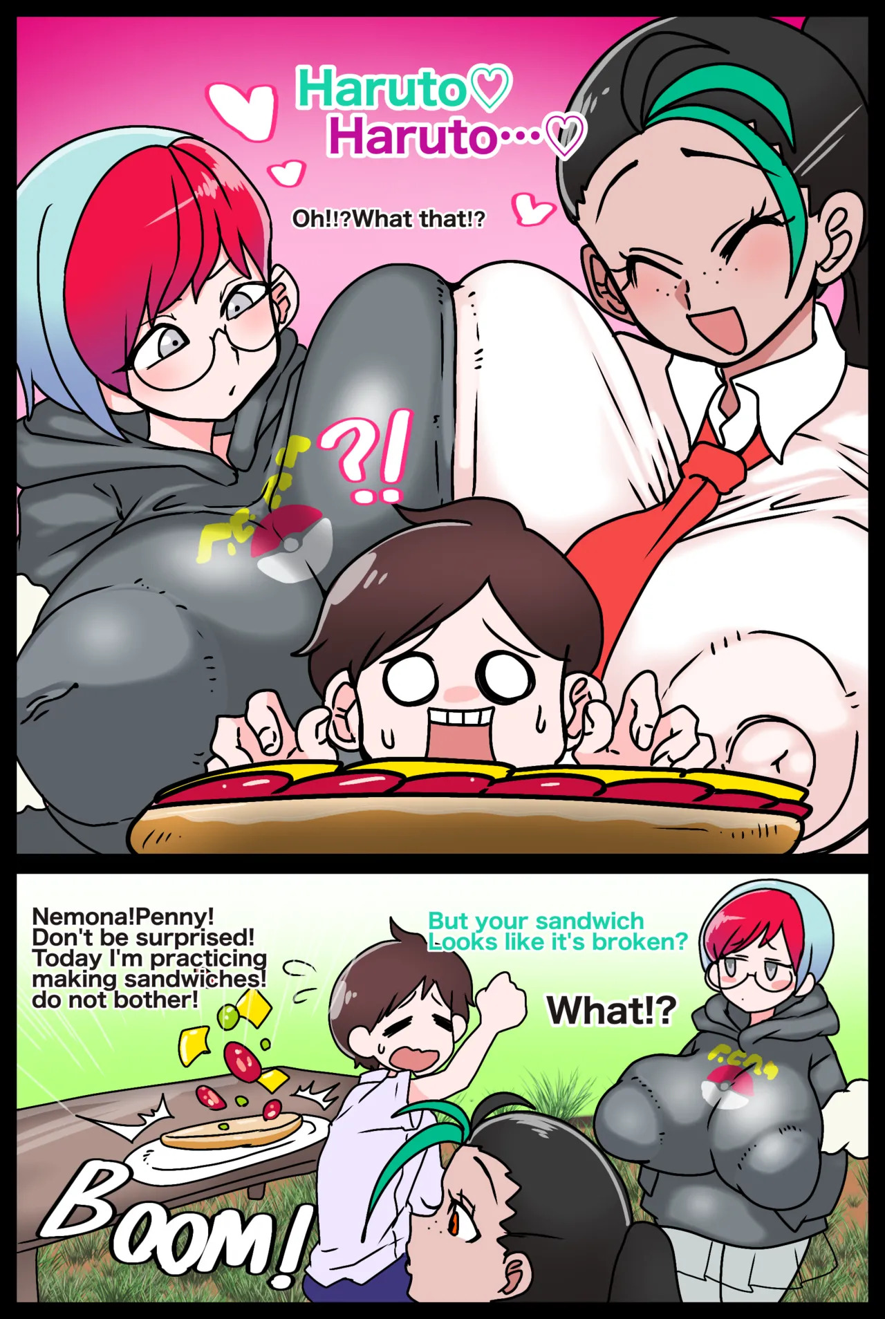 ボタンとネモ、ハルトに完全屈服調教SEX♡ page 10 full