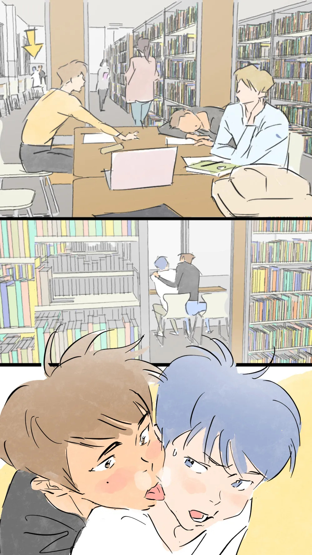 An Open Friend | In the library page 1 full