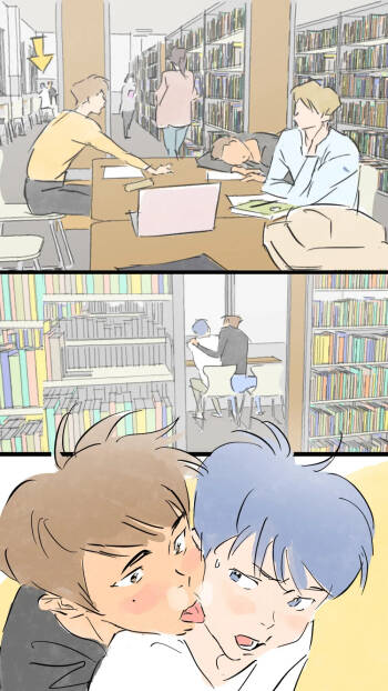 An Open Friend | In the library cover