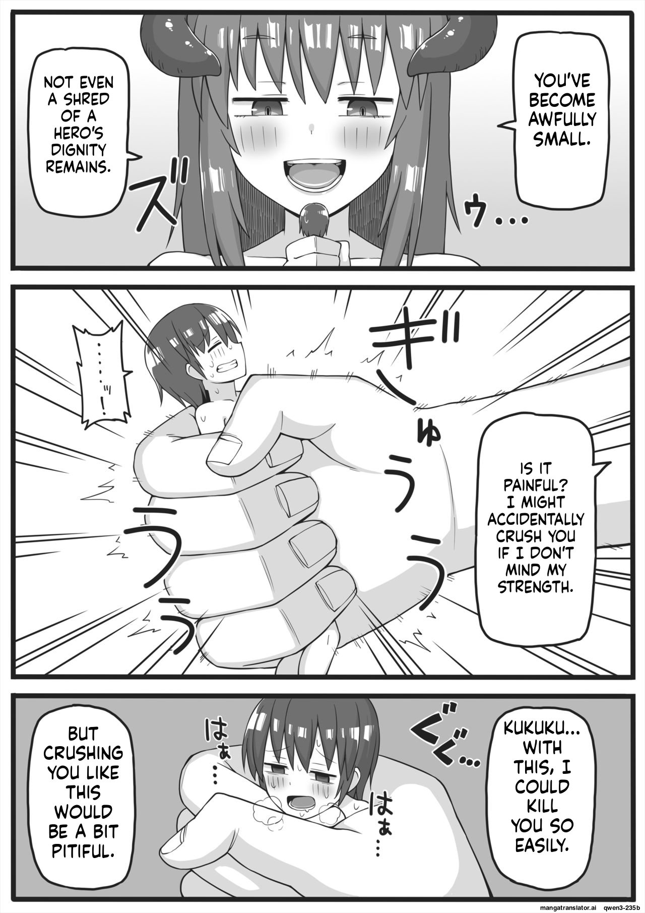 Yuusha ga Chiisaku sarete Ecchi na Koto o Sarete shimau Manga page 3 full