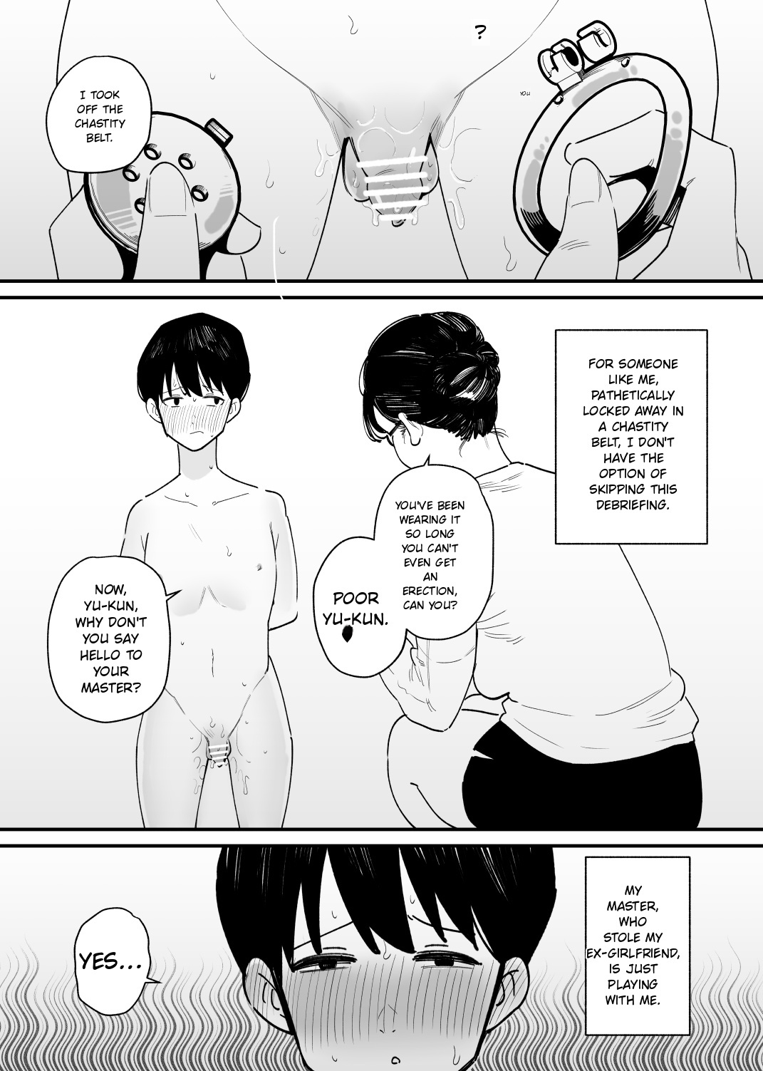 Cli Choukyou de Netorareta Moto-Kanojo wa Boku o Shasei Kanri suru| My ex-girlfriend, who was NTR'd via hypnosis conditioning, now controls my ejaculations. page 3 full