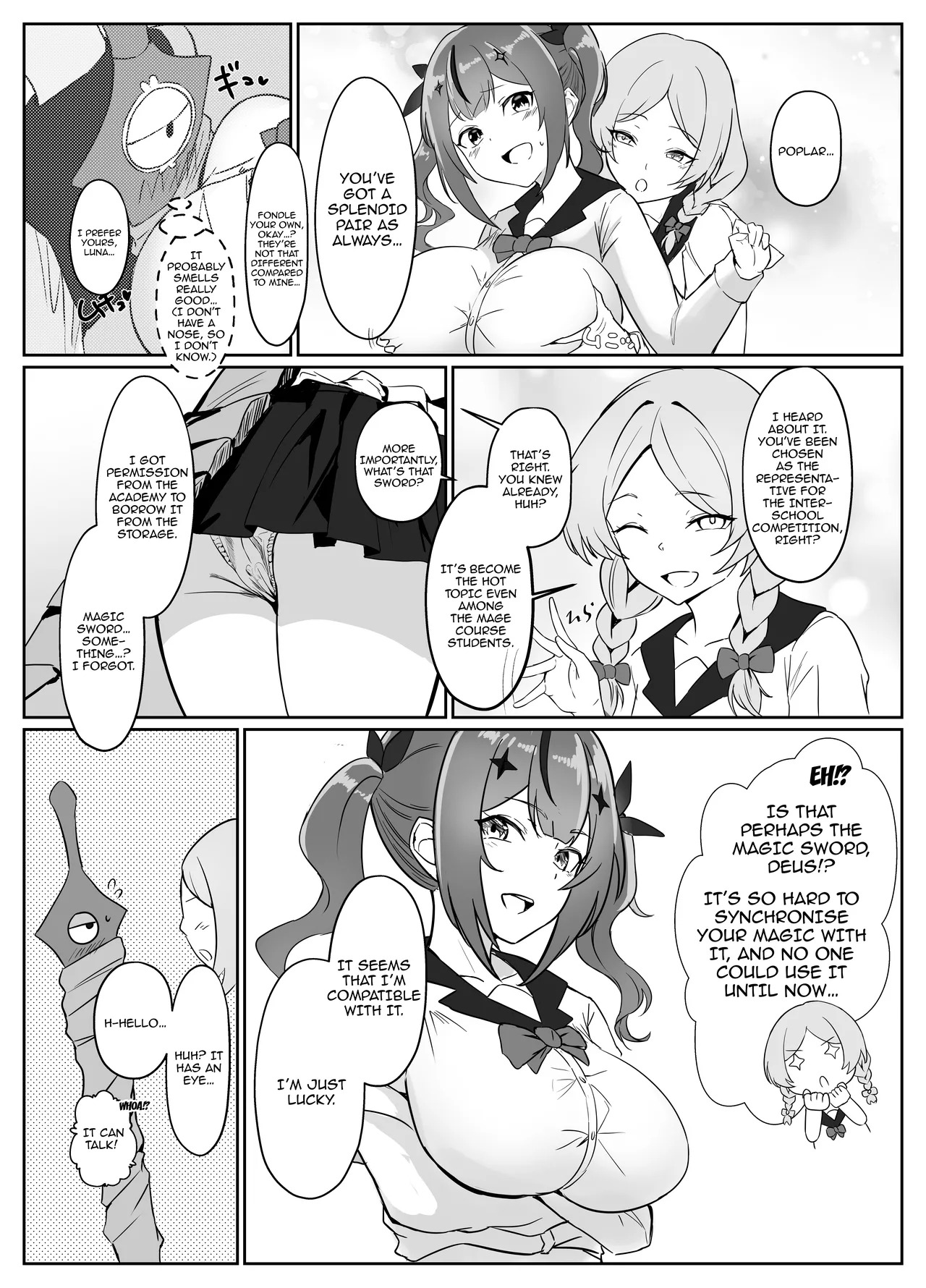 Maken Tensei ~Tensei shitara Saikyou no Maken / Reincarnated As A Demon Sword ~After Reincarnating As The Strongest Demon Sword, I'm Making The Beauty Who Got Me Become Horny Every Time She Uses Me~ page 8 full