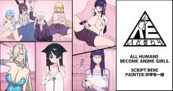 All humans become anime girls