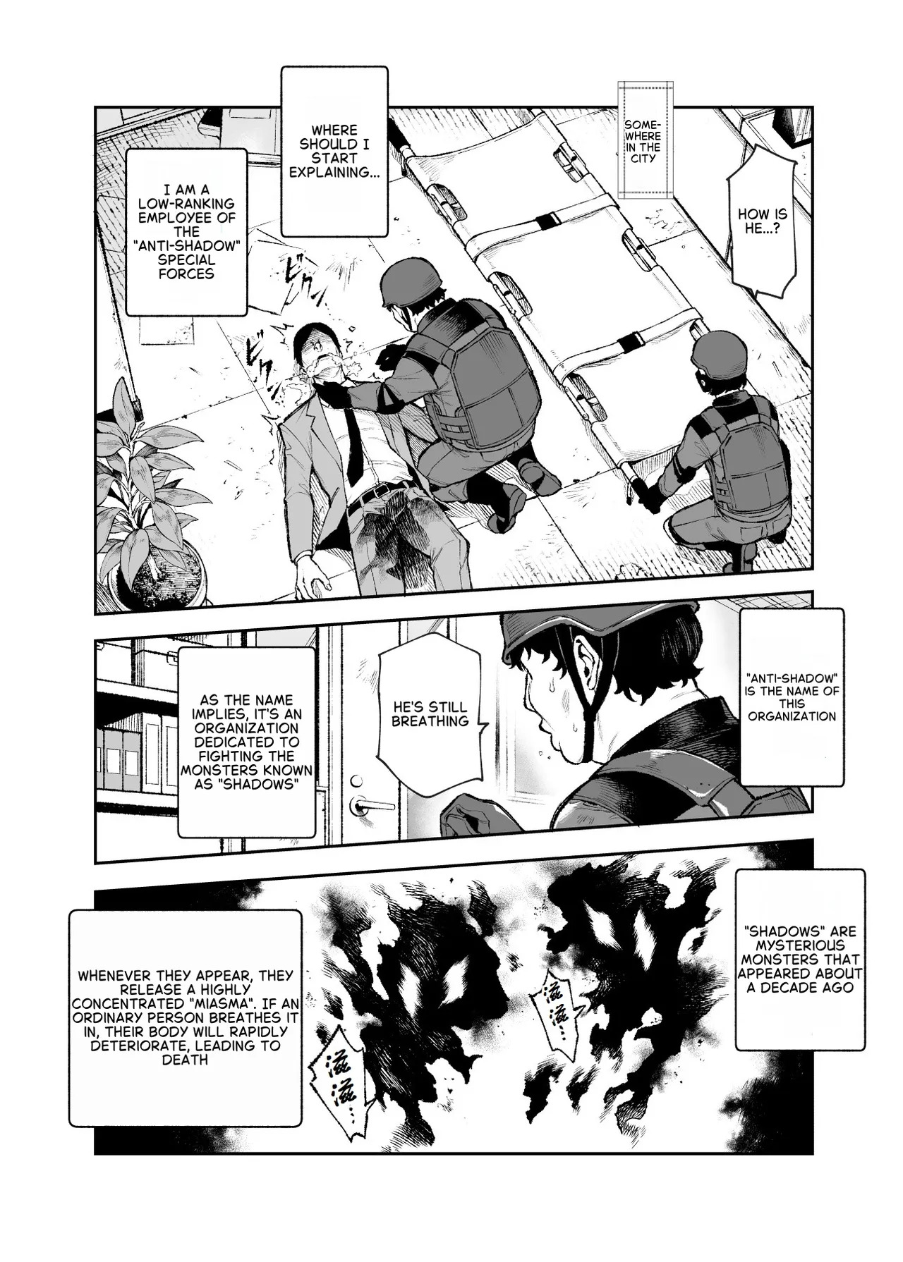 Daily Life of a Low-Ranking Male Staff Member in the Anti-Shadow Special Forces - Chapter 1 page 5 full
