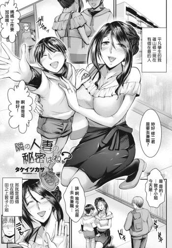 Tonari no Hitozuma no Himitsu wa ne? cover