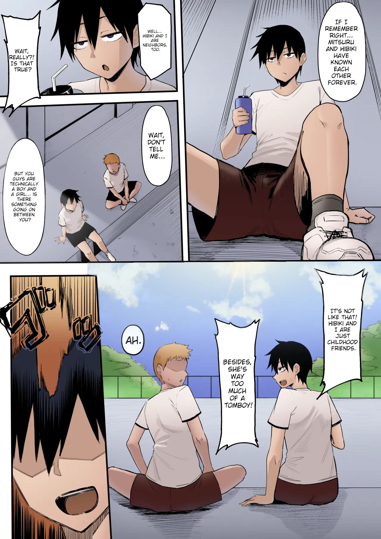 The Secret Activity of My Boyish Childhood Friend from the Track Team page 3 full