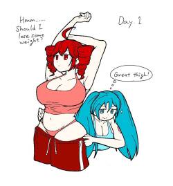 Vocaloid weight gain incident
