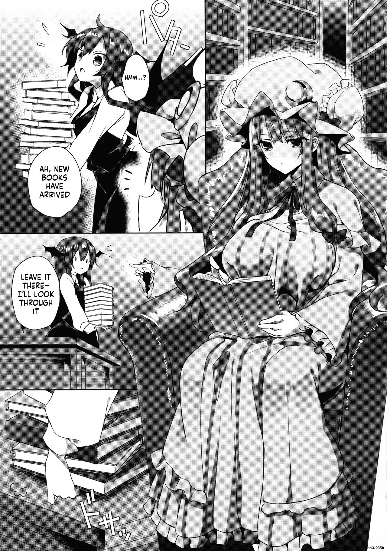 Hon to Shokushu to Daitoshokan page 3 full