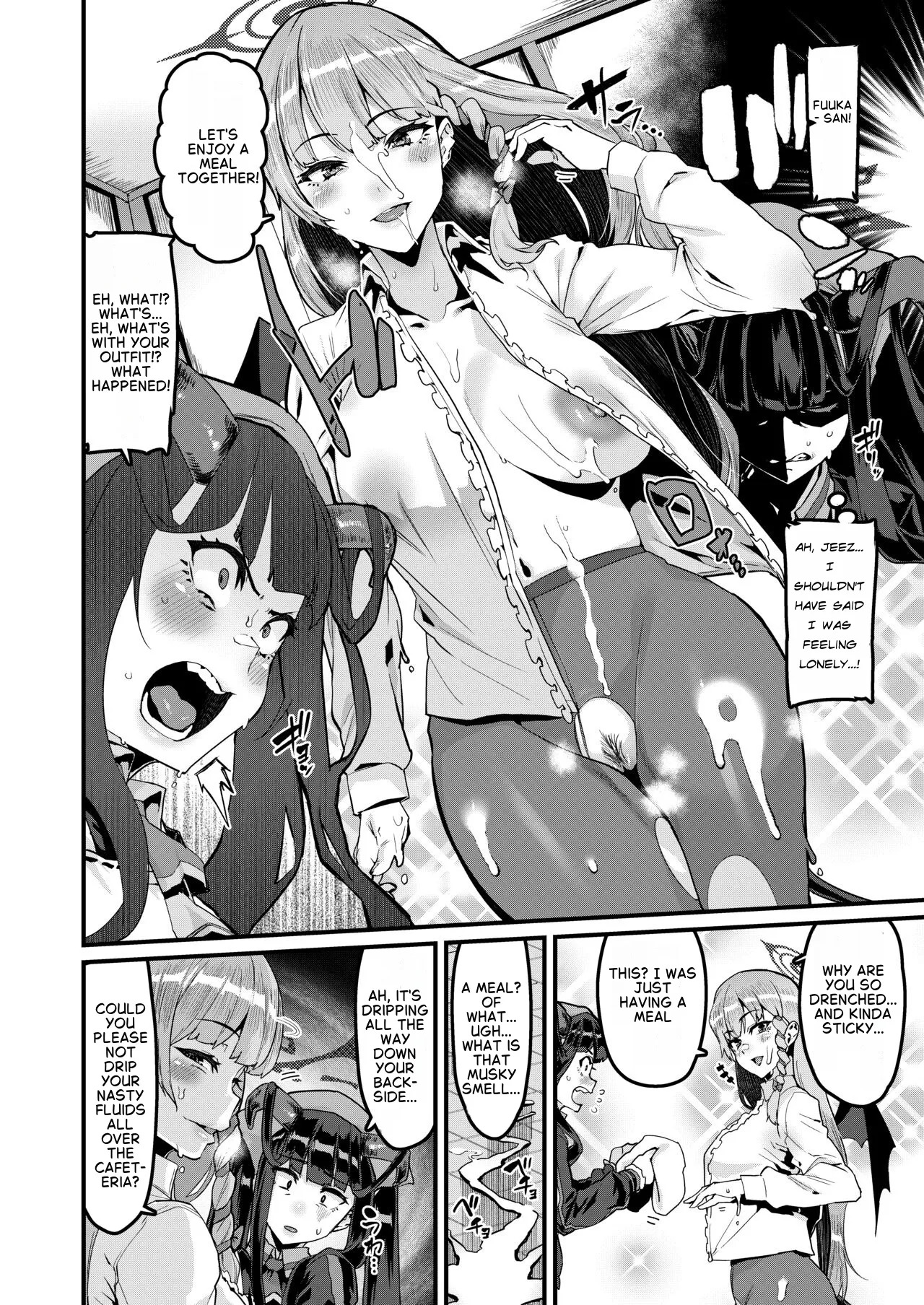 Fuuka's Misfortune and the Meal page 3 full