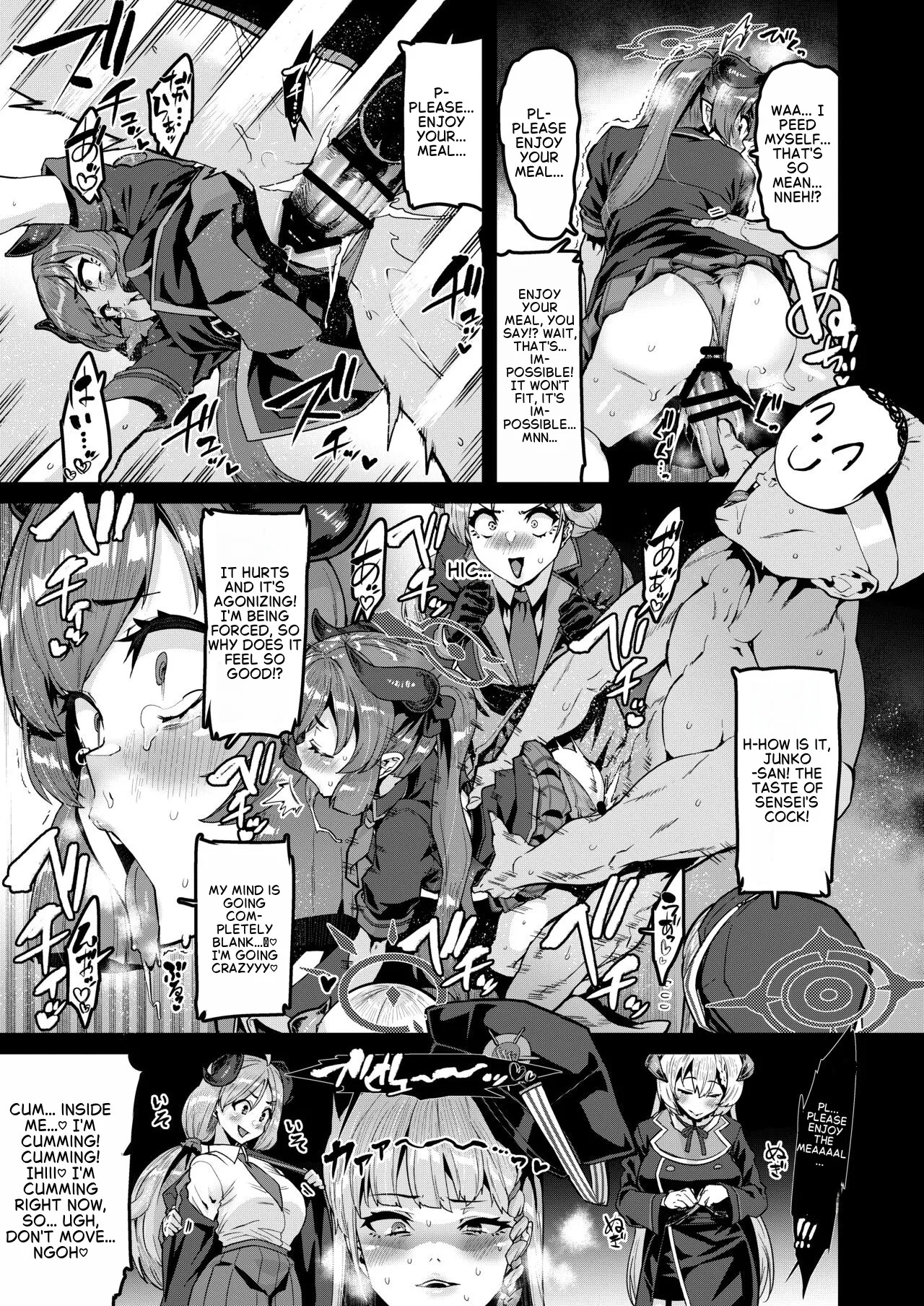 Fuuka's Misfortune and the Meal page 8 full