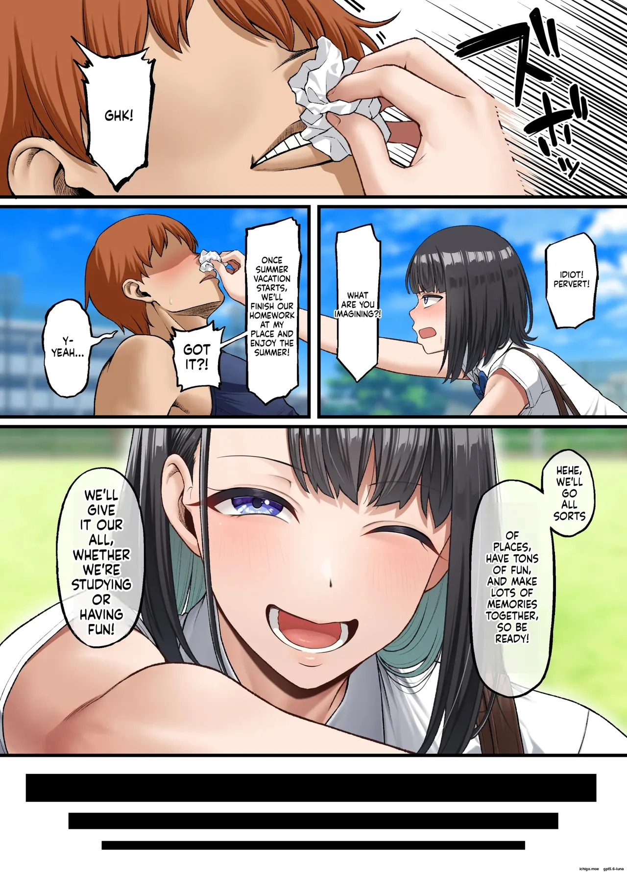 Homestay-chuu no Kokujin Chinpo ni Kanojo ga Mesu Ochi Saserareta Hanashi | The Story of My Girlfriend Falling Under the Spell of a Black Guy While Hosting a Homestay page 4 full