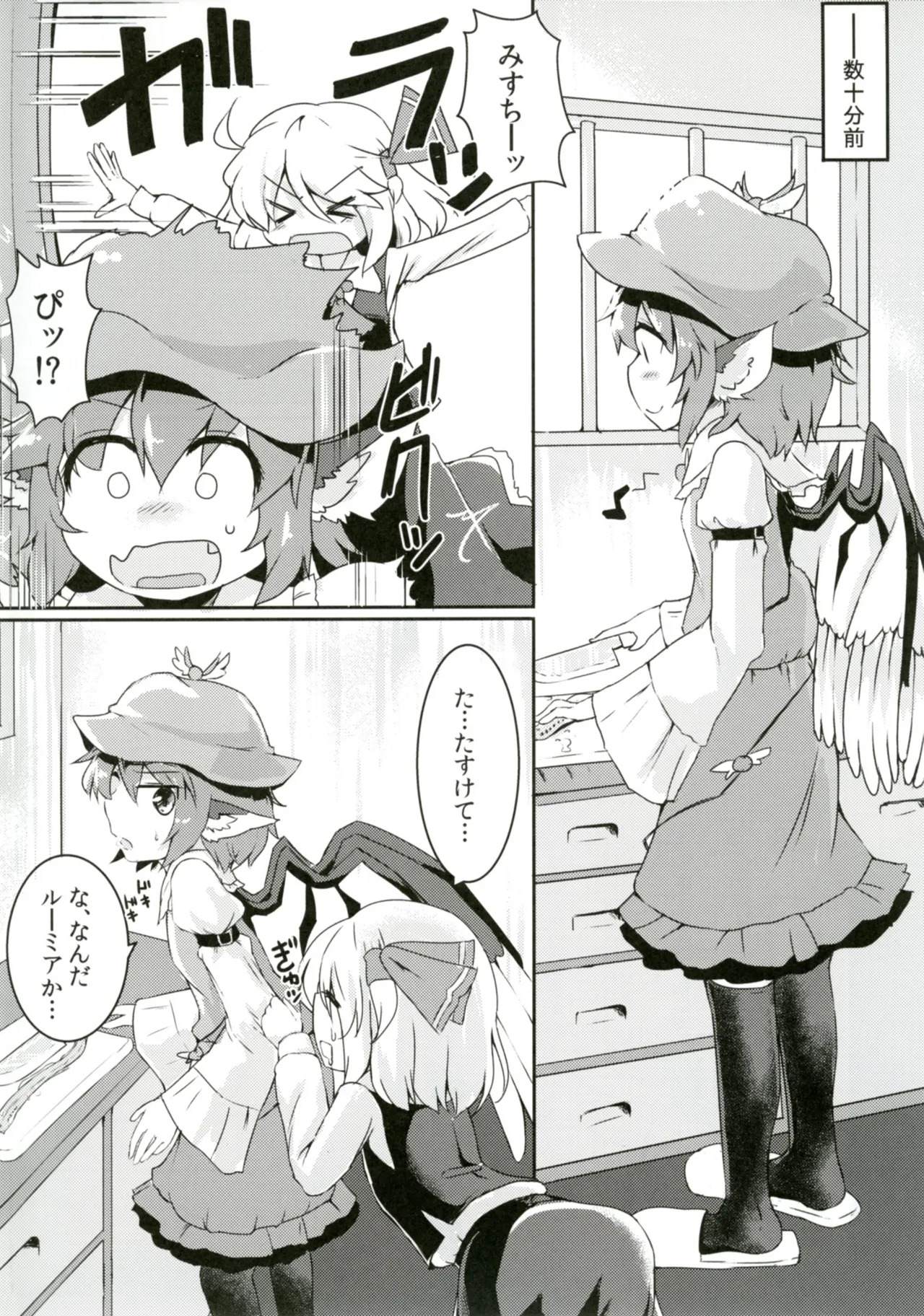 Rumia to Mystia ga Ichatsuku Sukebe Bon page 4 full