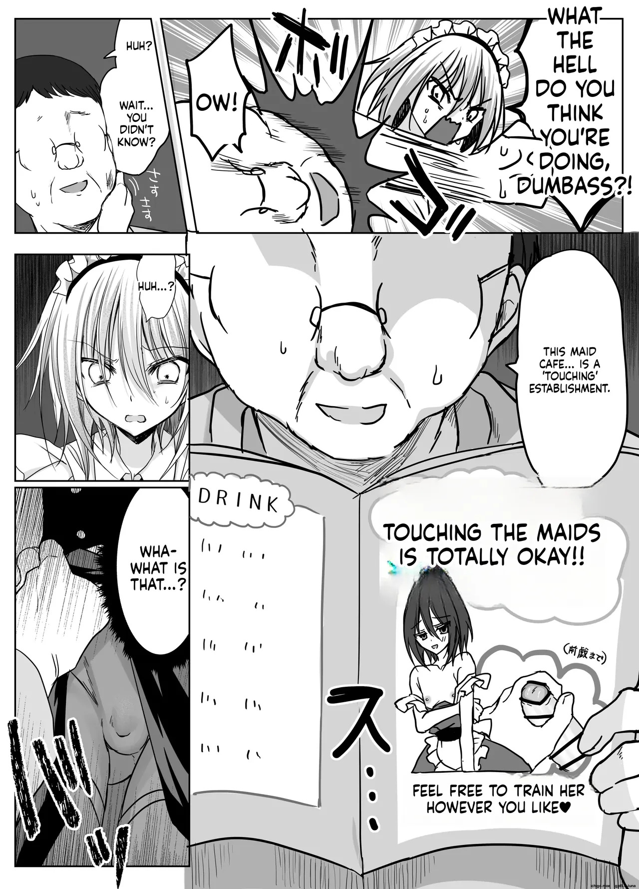 A Humiliating Fall from Grace at the Cross-Dressing Maid Café I Used to Look Down On! page 10 full