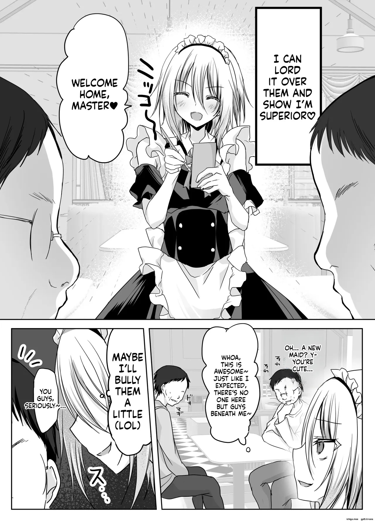 A Humiliating Fall from Grace at the Cross-Dressing Maid Café I Used to Look Down On! page 8 full