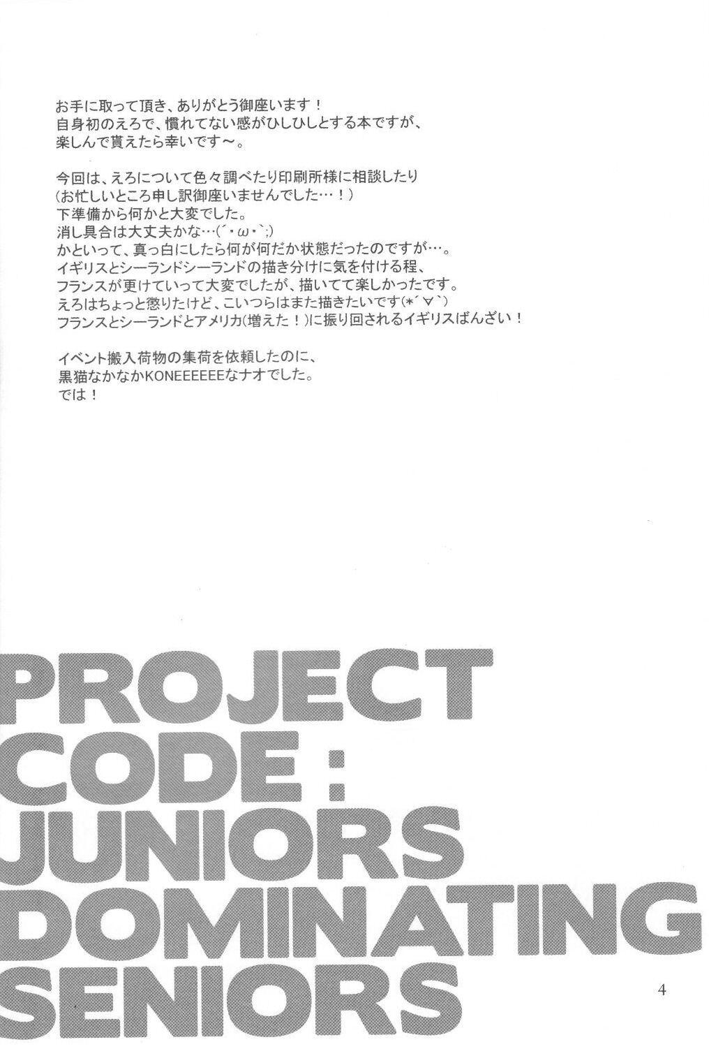 PROJECT CODE: JUNIORS DOMINATING SENIORS 