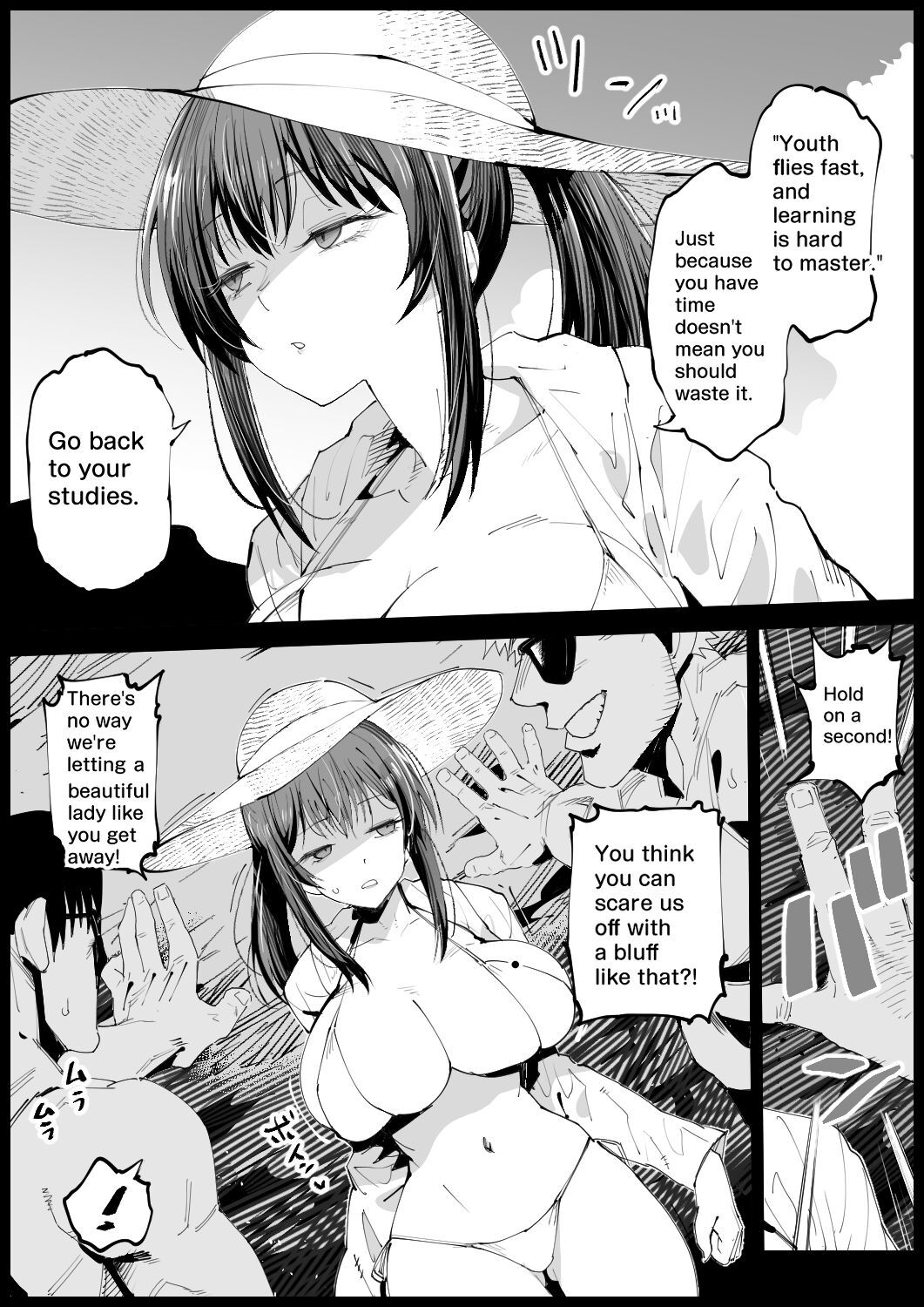 Kyonyuu na Gibo, Nyuuyoku Chuu 2 | My Busty Stepmother In The Bath, Part 2 page 10 full