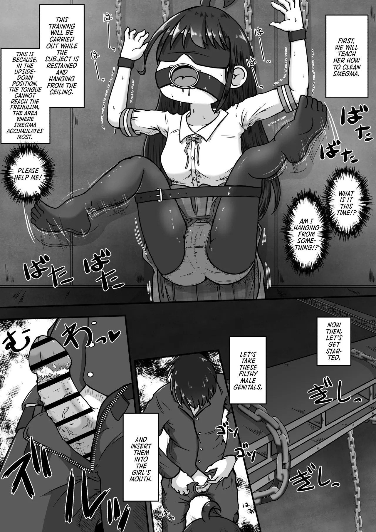 Gekouchu no Onnanoko o Rachi shite Kuchibenki ni Choukyou Suru Ohanashi | A Story About Kidnapping a Girl on the Way Home from School and Training Her to be a Mouth Toilet page 8 full