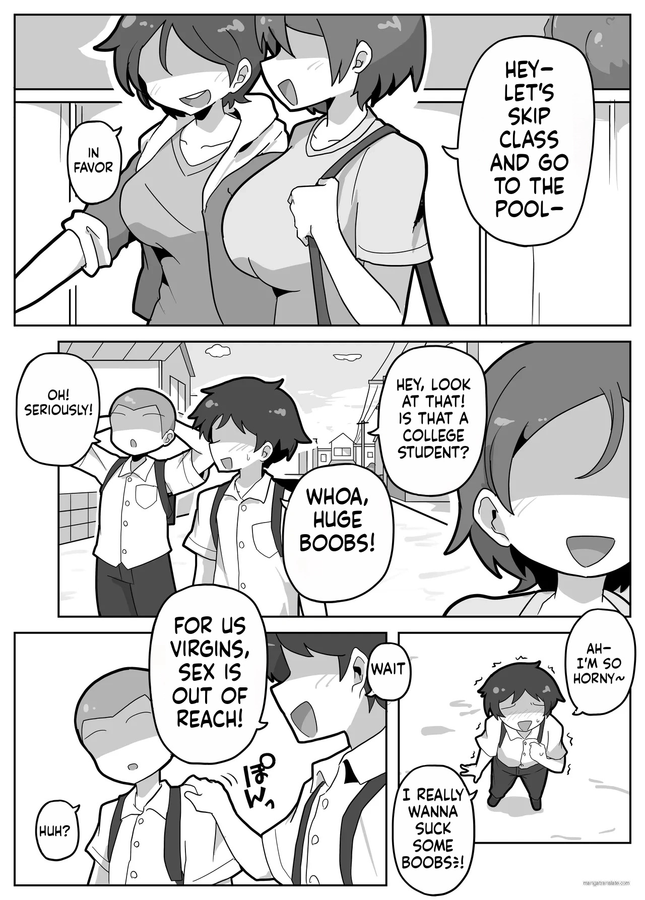 A story about joining in on a friend's family sex. page 1 full