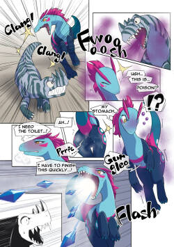 Dino Girl's Emergency Poop