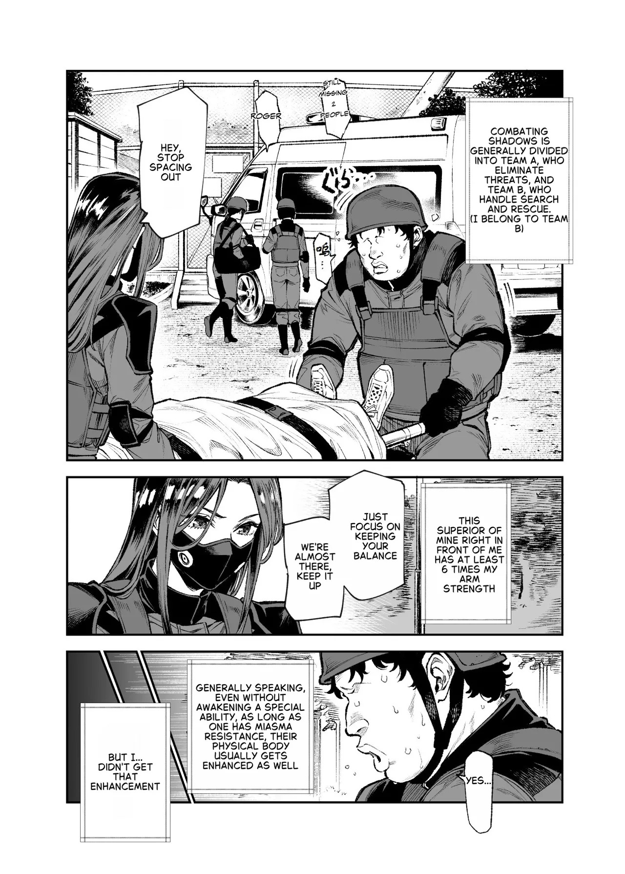 Tai Kage Tokushu Butai Kakyuu Dansei Shokuin no Nichijou EX1 | Daily Life of a Low-Ranking Male Staff Member in the Anti-Shadow Special Forces - Chapter 2 page 3 full