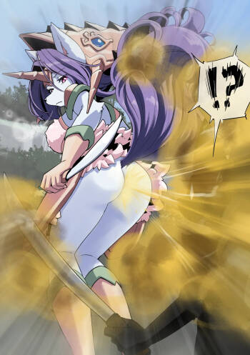 Behind Enemy Fart Attack & Kemono Woman Pooping Outdoor cover