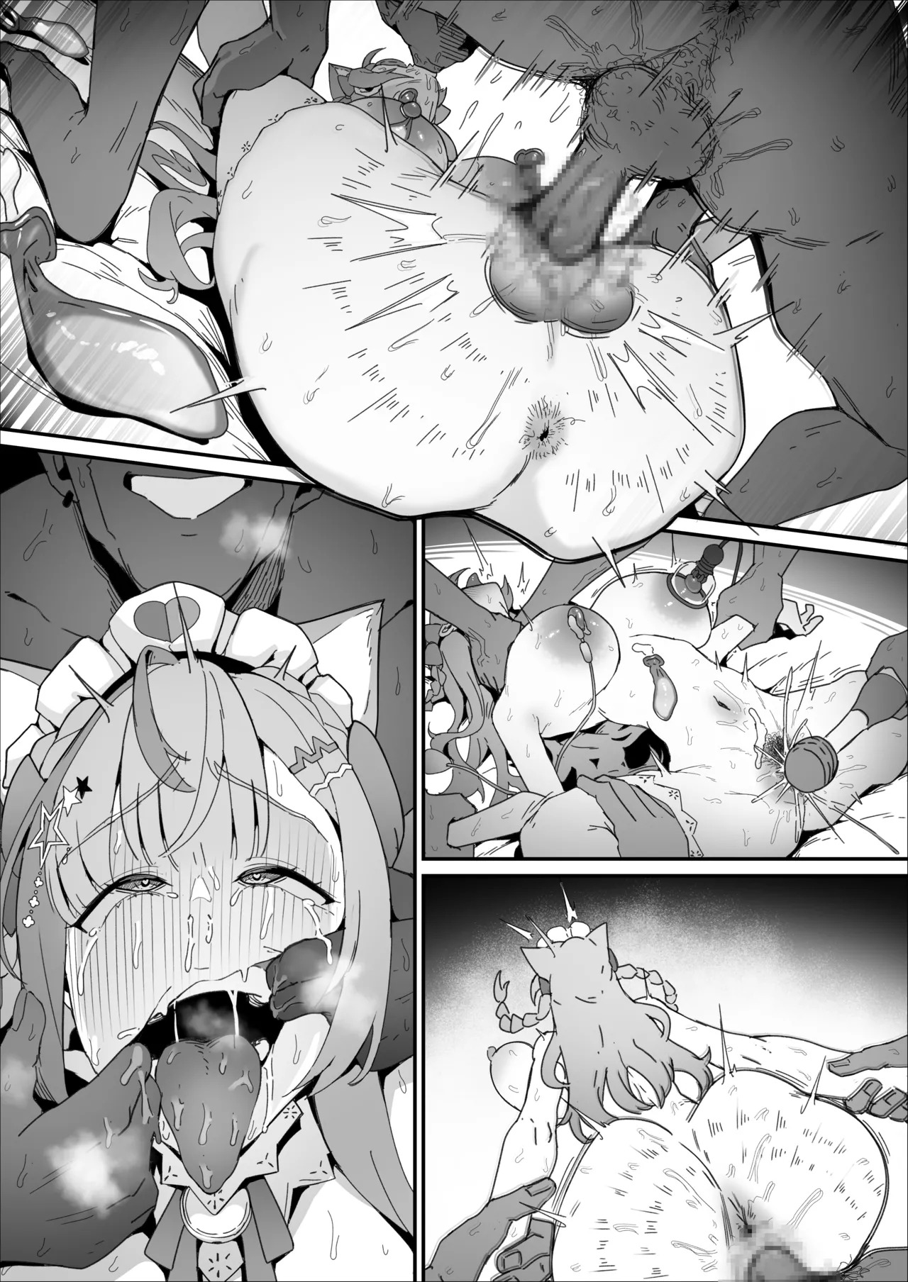 リクエスト 4ページ漫画 せりふあり&なし chinese page 9 full
