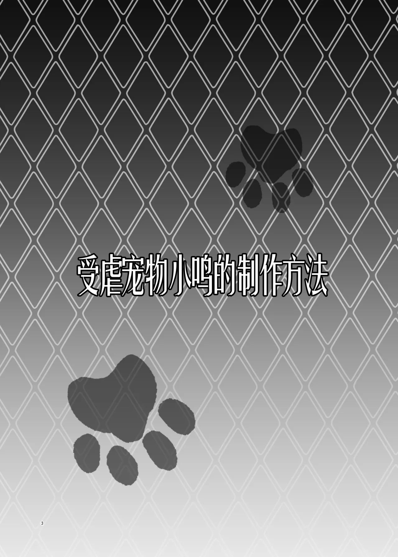 Maso Pet Making | 受虐宠物小鸣的制作方法 page 3 full